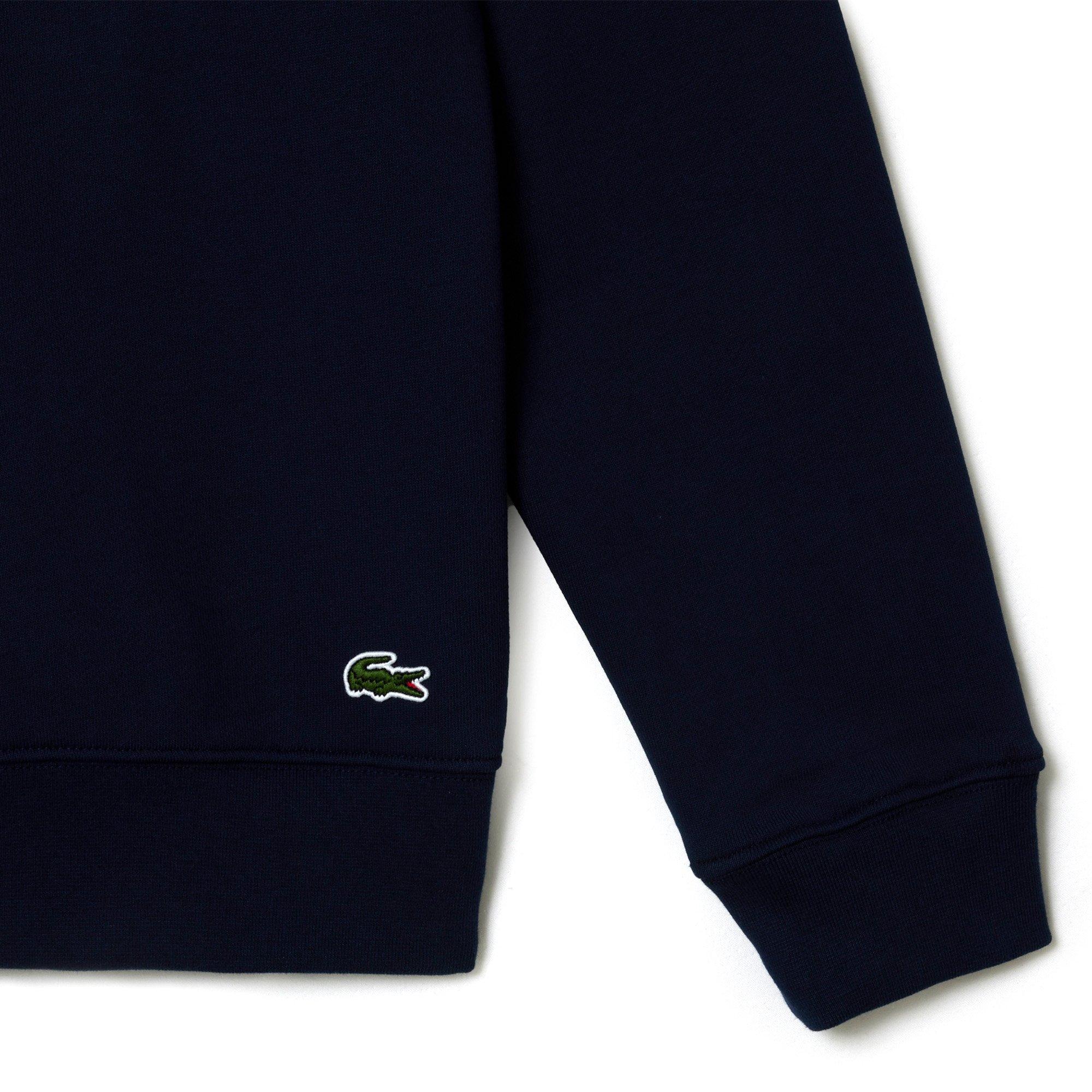 NAVY BLUE - Lacoste - Fleece Crew Neck Adults Sweatshirt - 5