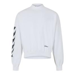 Off White Crew Neck Sweatshirt