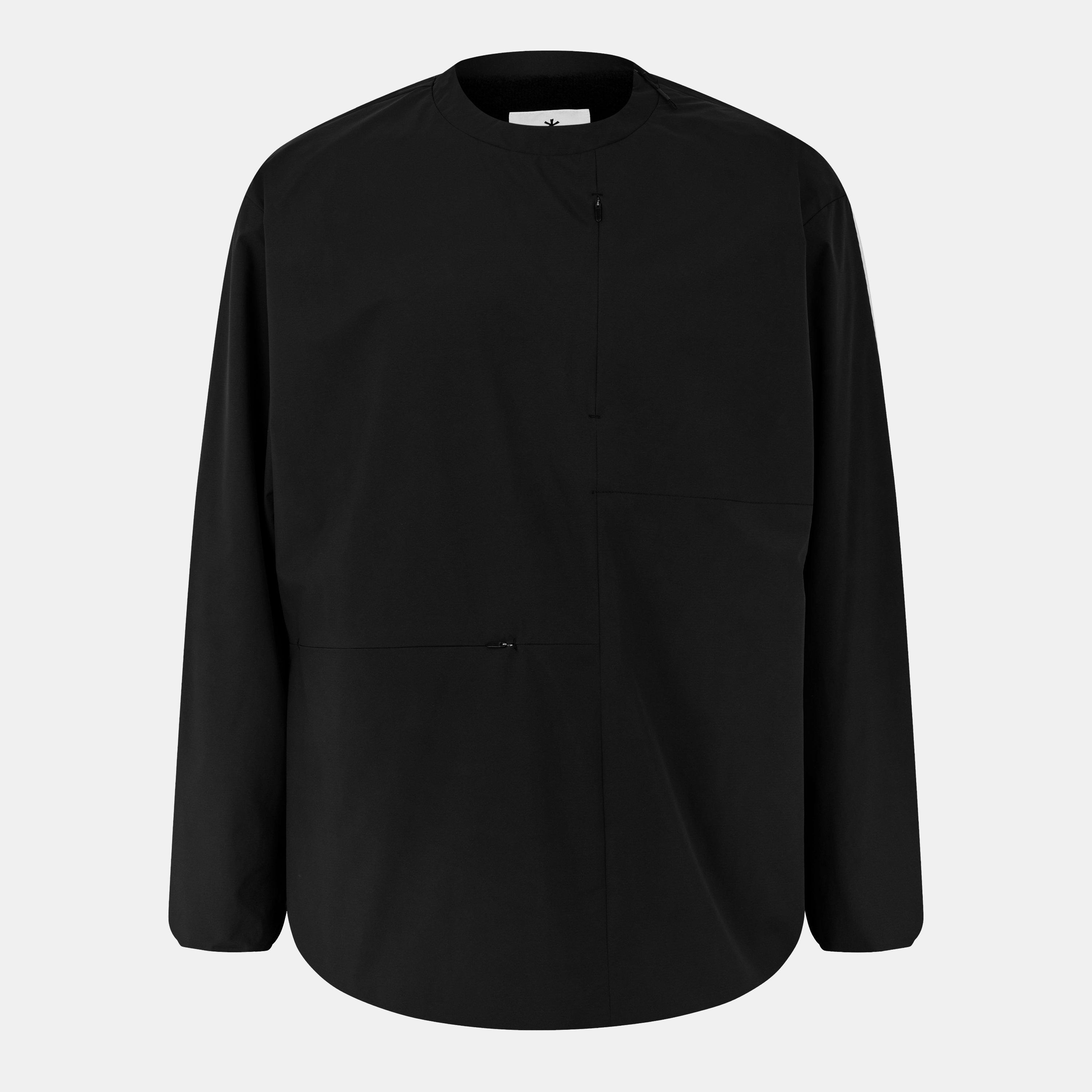 Snow Peak Men's Relaxed Fit Crew Sweatshirt - Black - Small