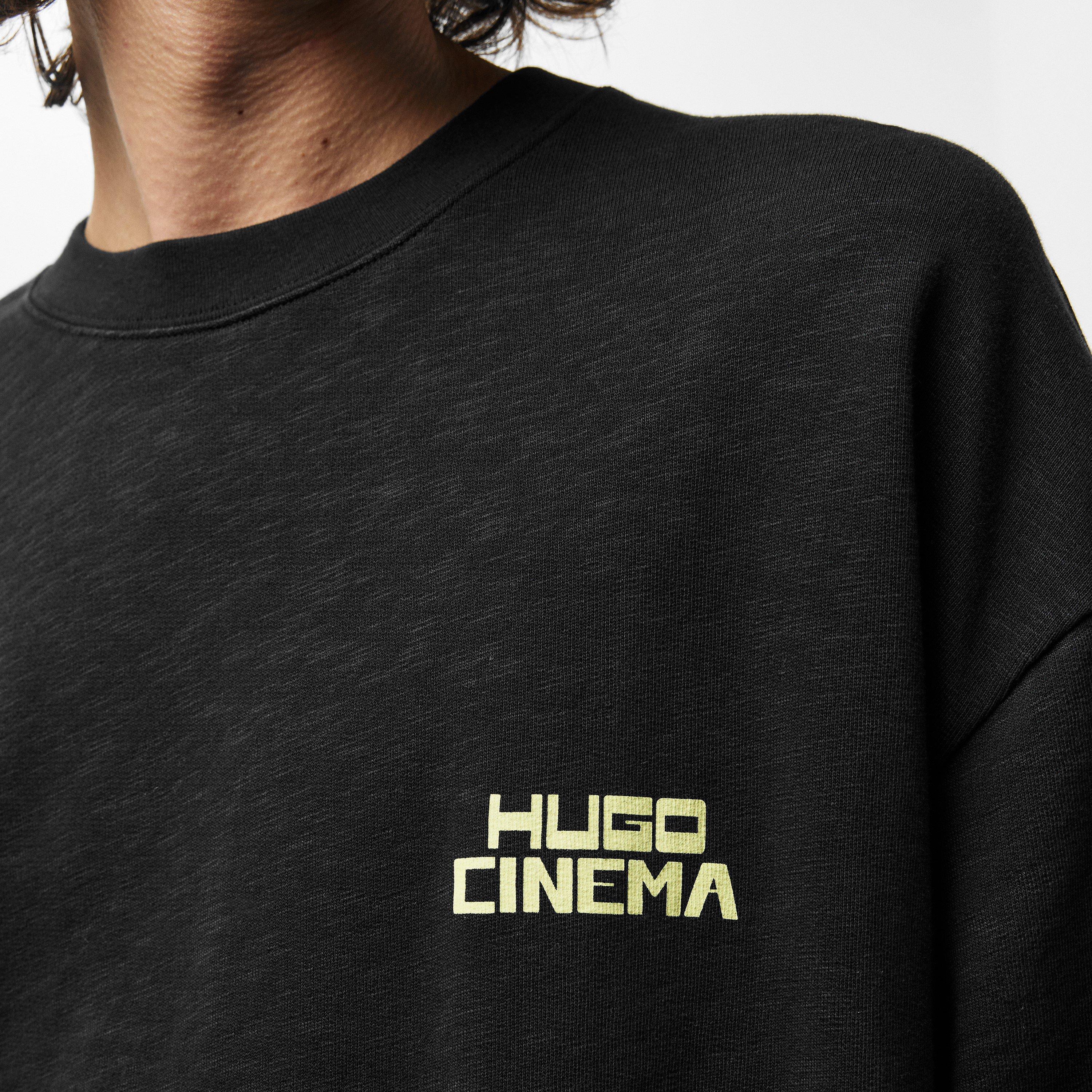 Black - Hugo - Men's Dargentix Crew Sweatshirt - 5