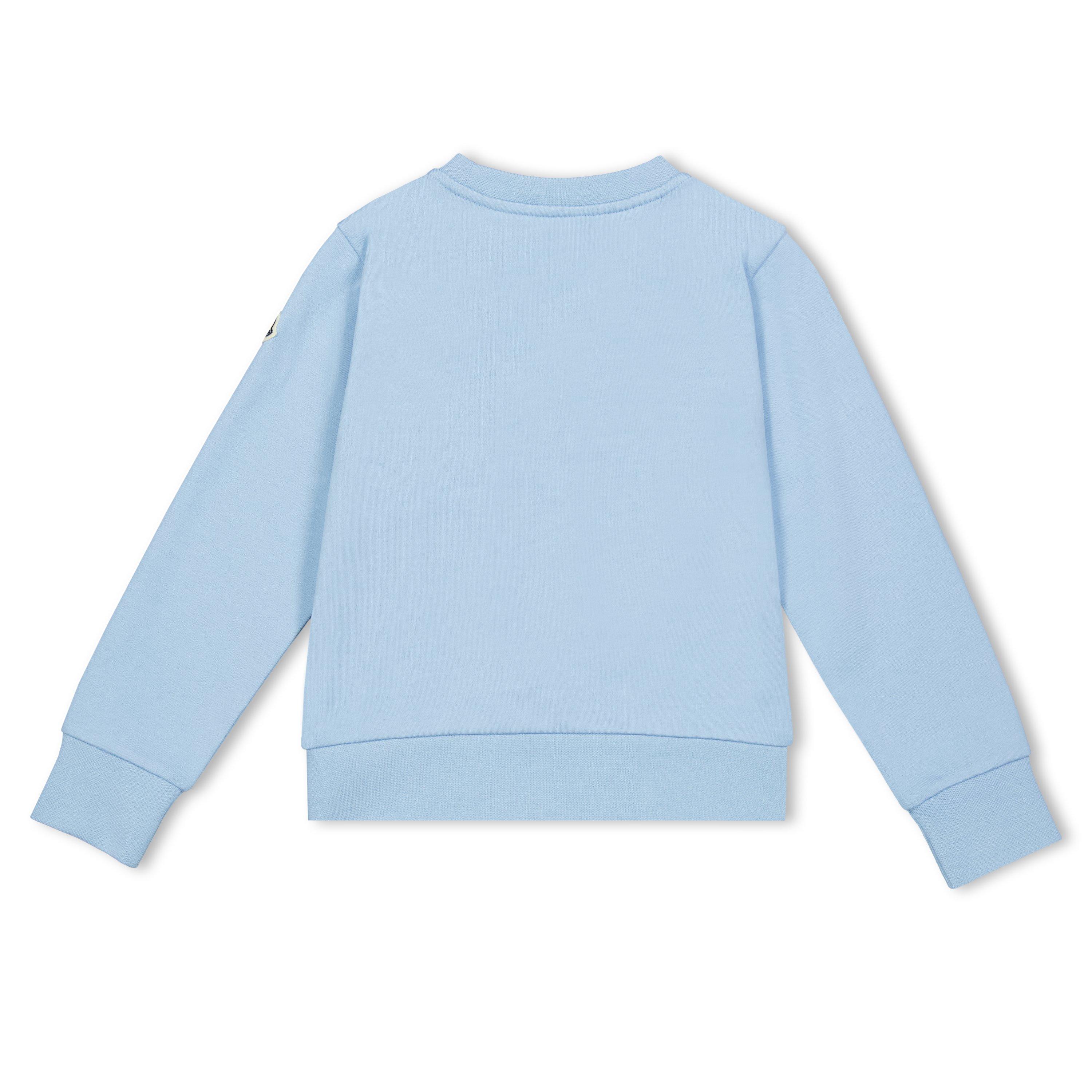 Blue 71P - Moncler - Logo Sweatshirt Juniors - 2