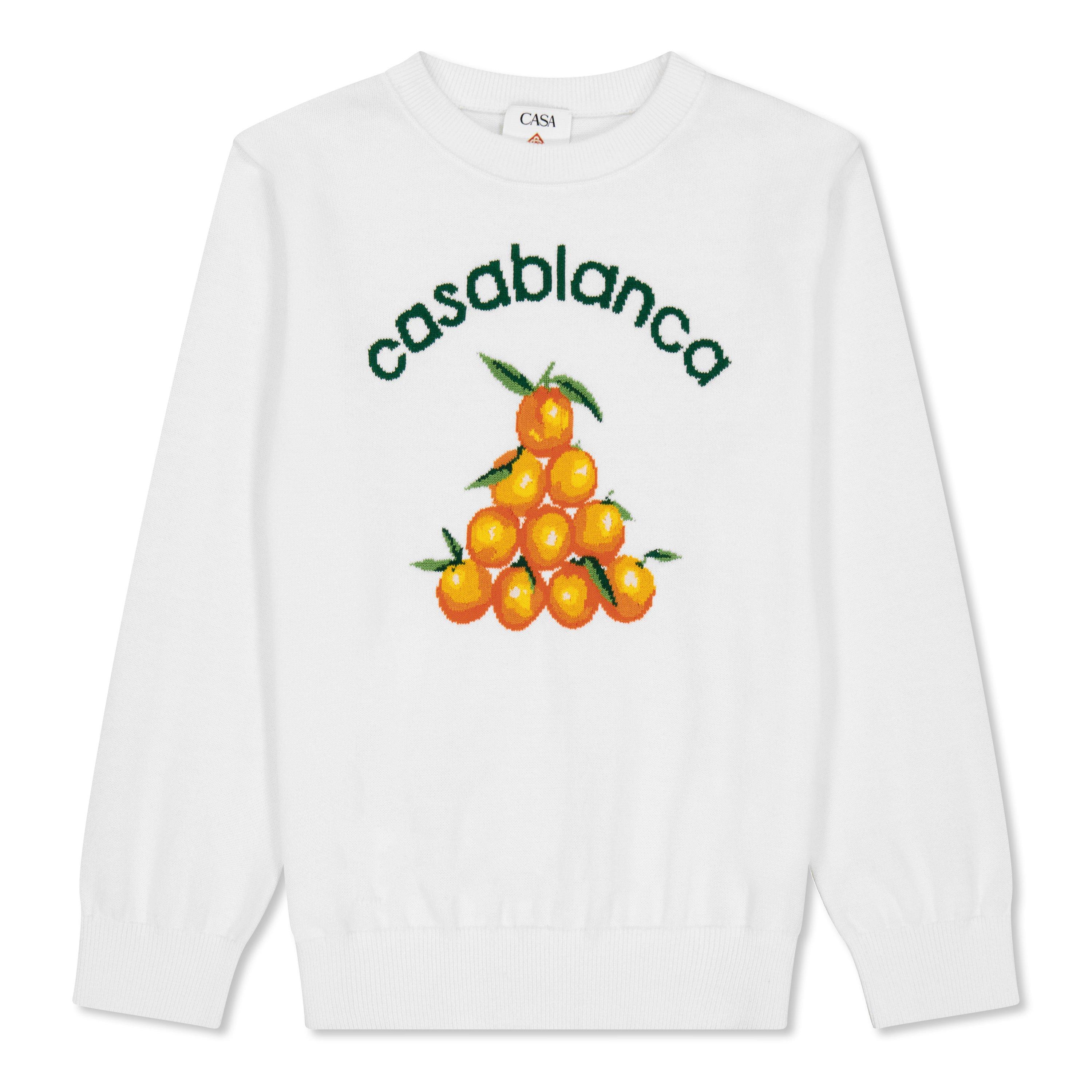 Casablanca Casa Oranges Lgo Swe Jn63 - White - Size 9-10Y