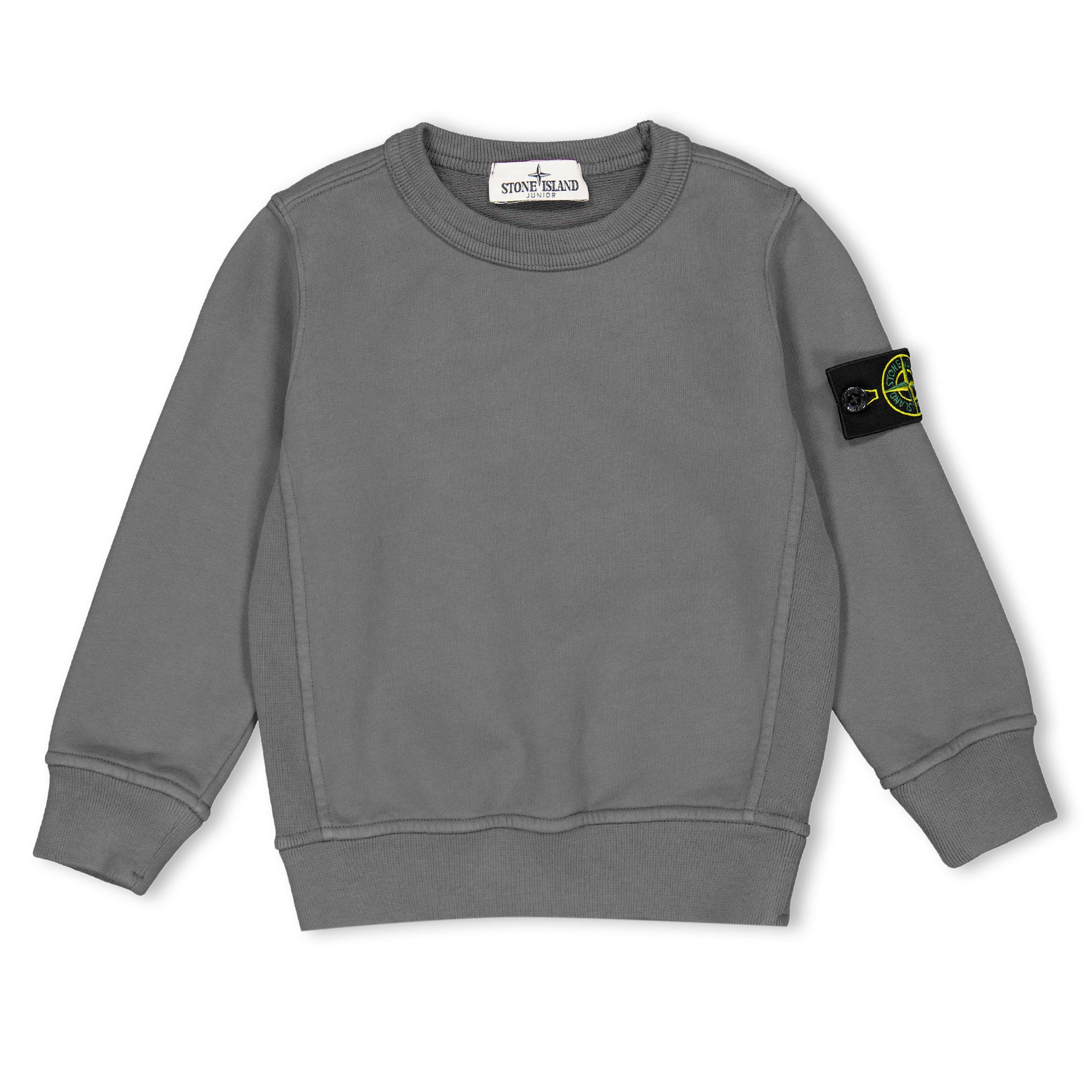 Stone Island Stone Badge Crew HW Jn64 - Charcoal V0065 - 4 Years