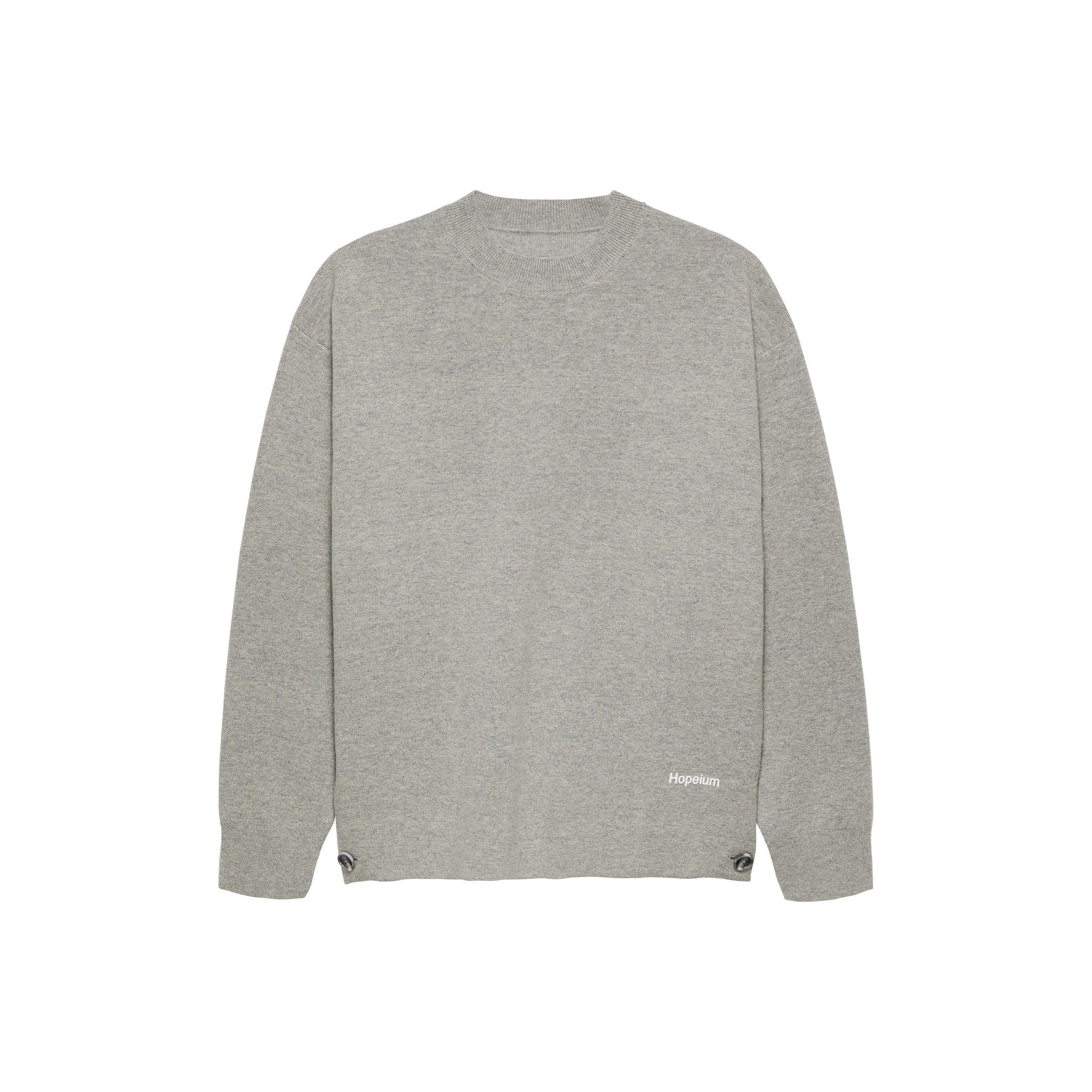 Grey Melange - Hopeium - Hopeium Bsc Crew Sn64 - 1
