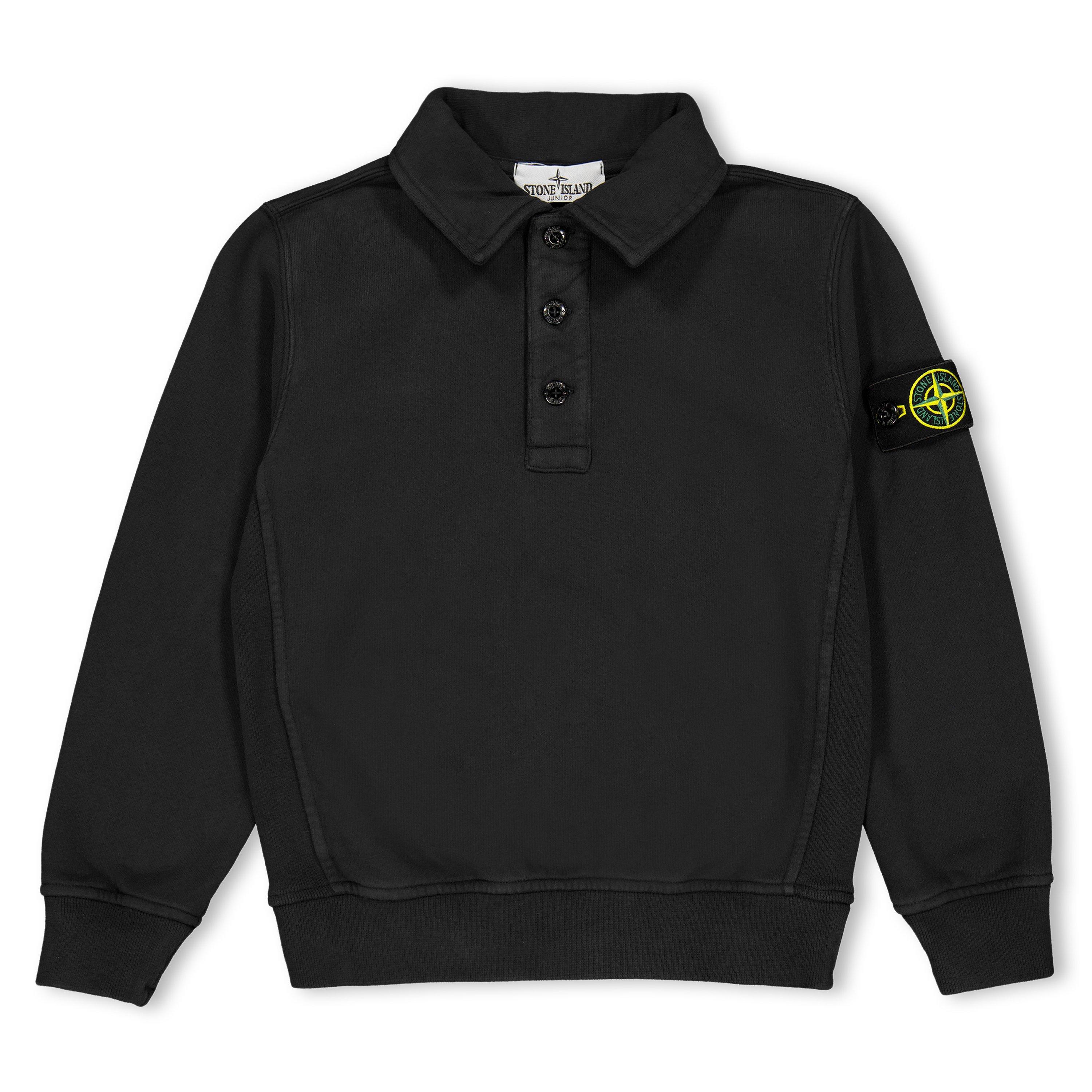 Black V0029 - Stone Island - Stone Polo Crew Jn64 - 1
