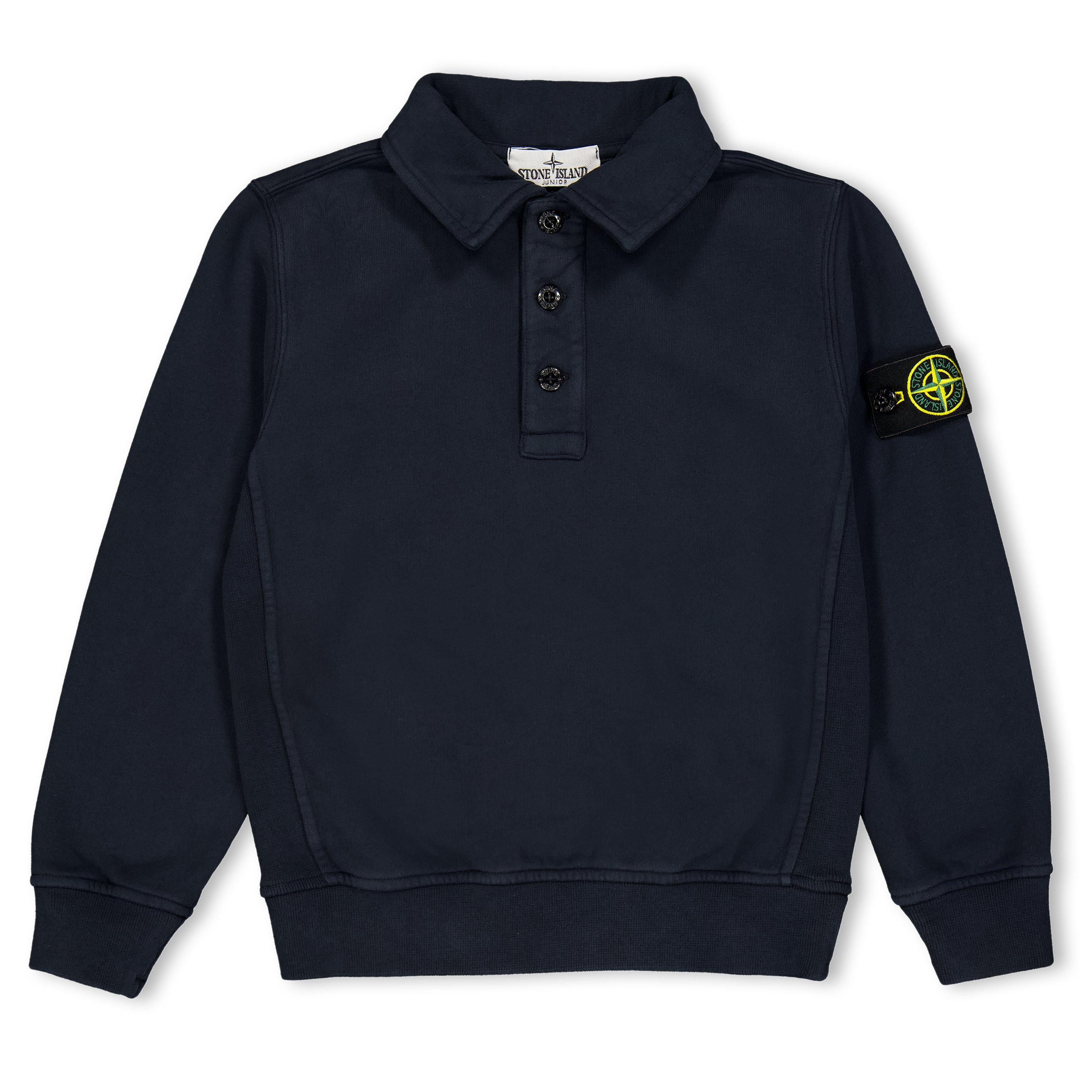 Stone Island Stone Polo Crew Jn64 - Navy V0020 - 12 Years