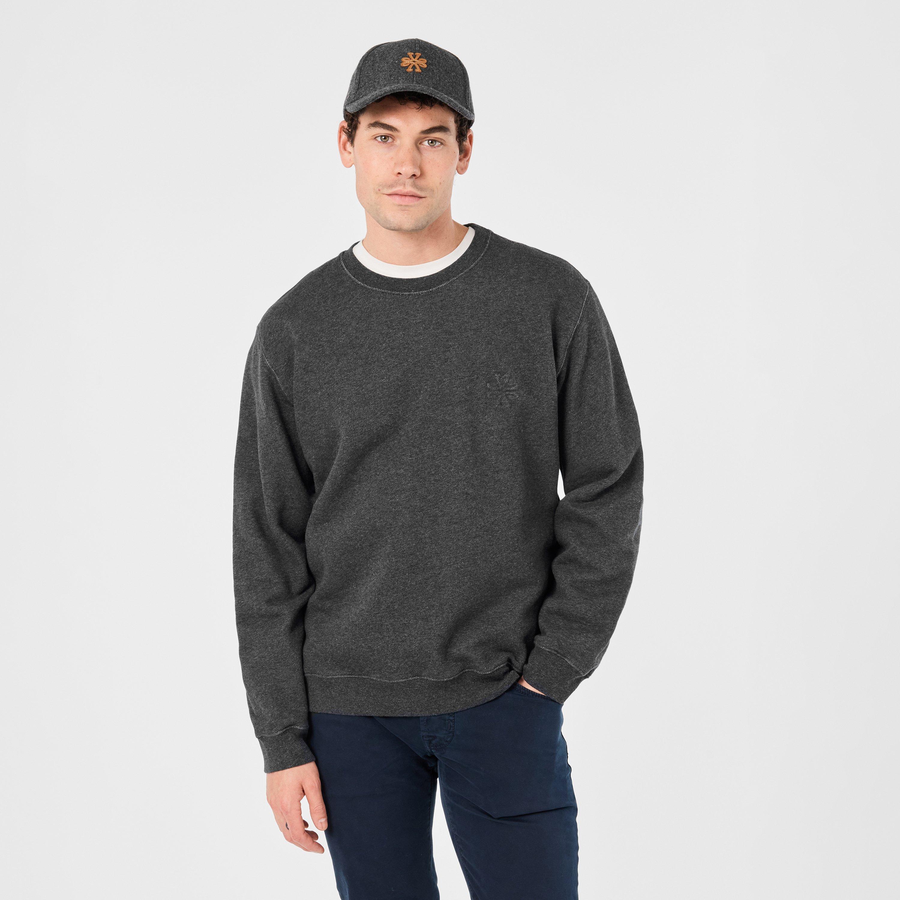 Grey Melange - Jacob Cohen - Men's Crew-Neck Pullover Sweatshirt - 3
