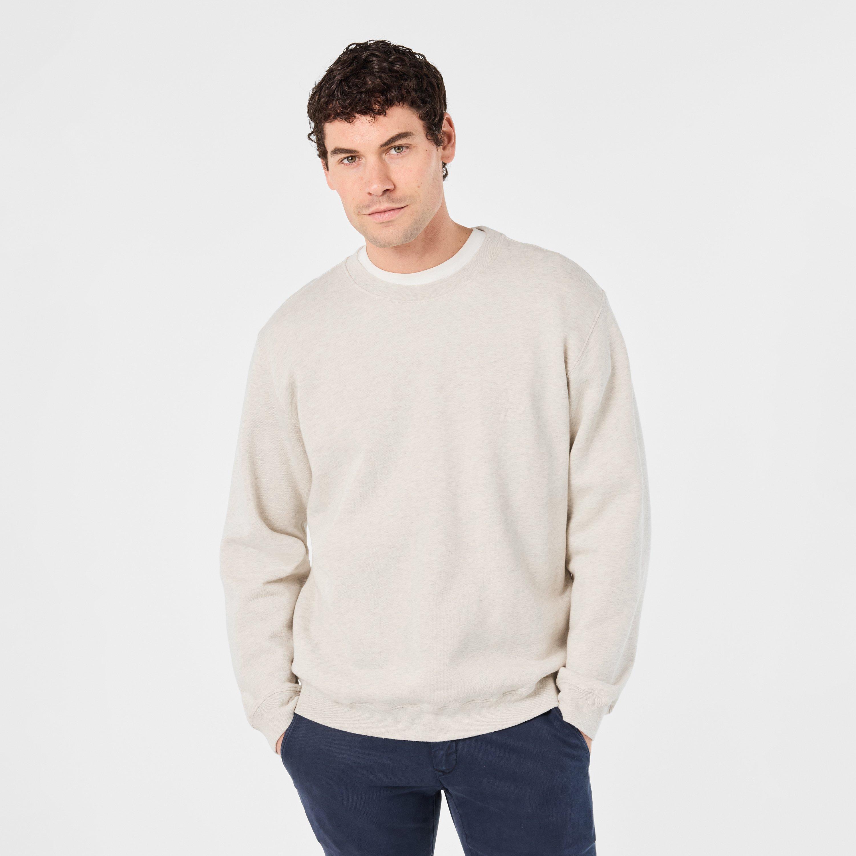 Light Beige - Jacob Cohen - Men's Crew Sweatshirt - 3