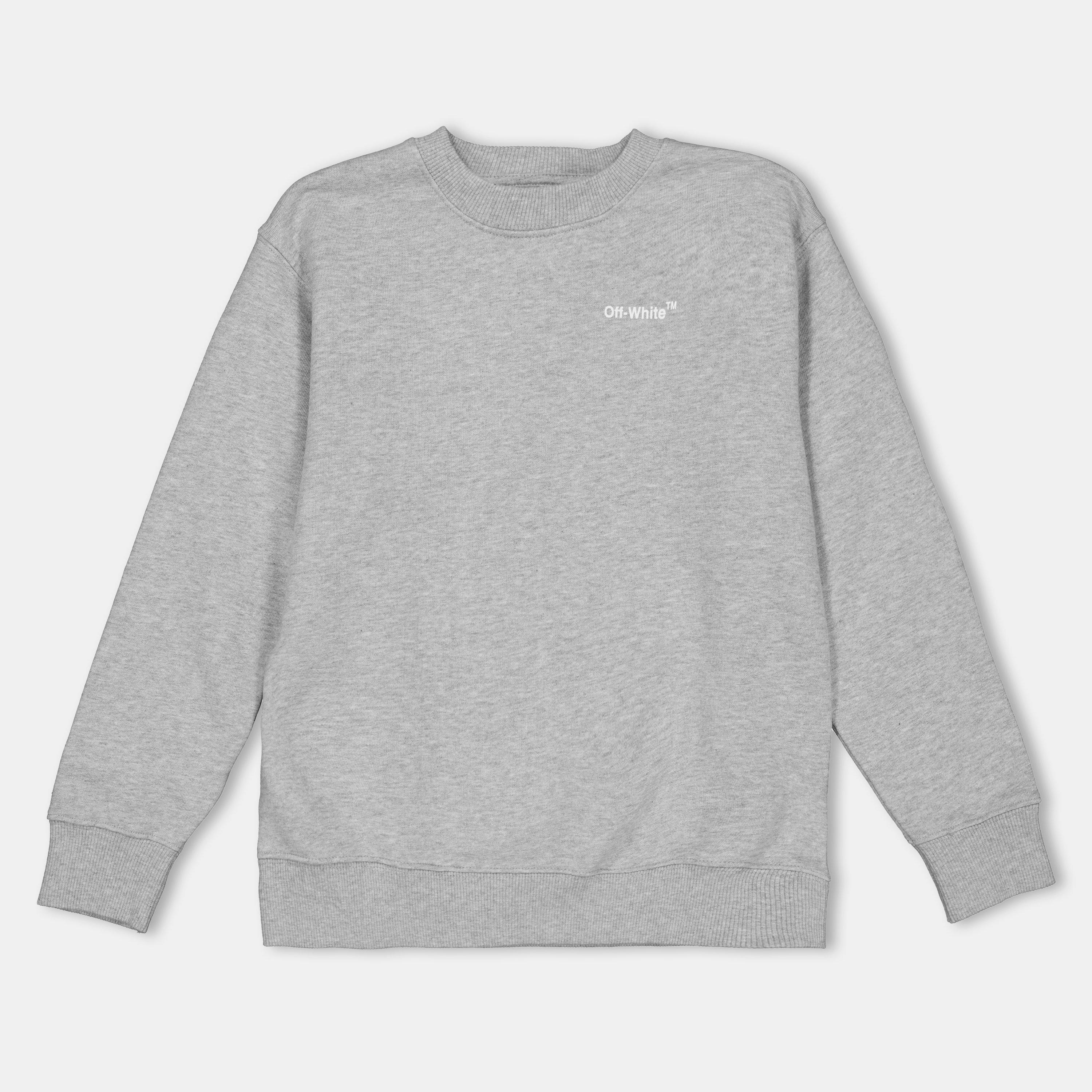 Grey Multi - Off White - Kids' Crew Sweatshirt - 1