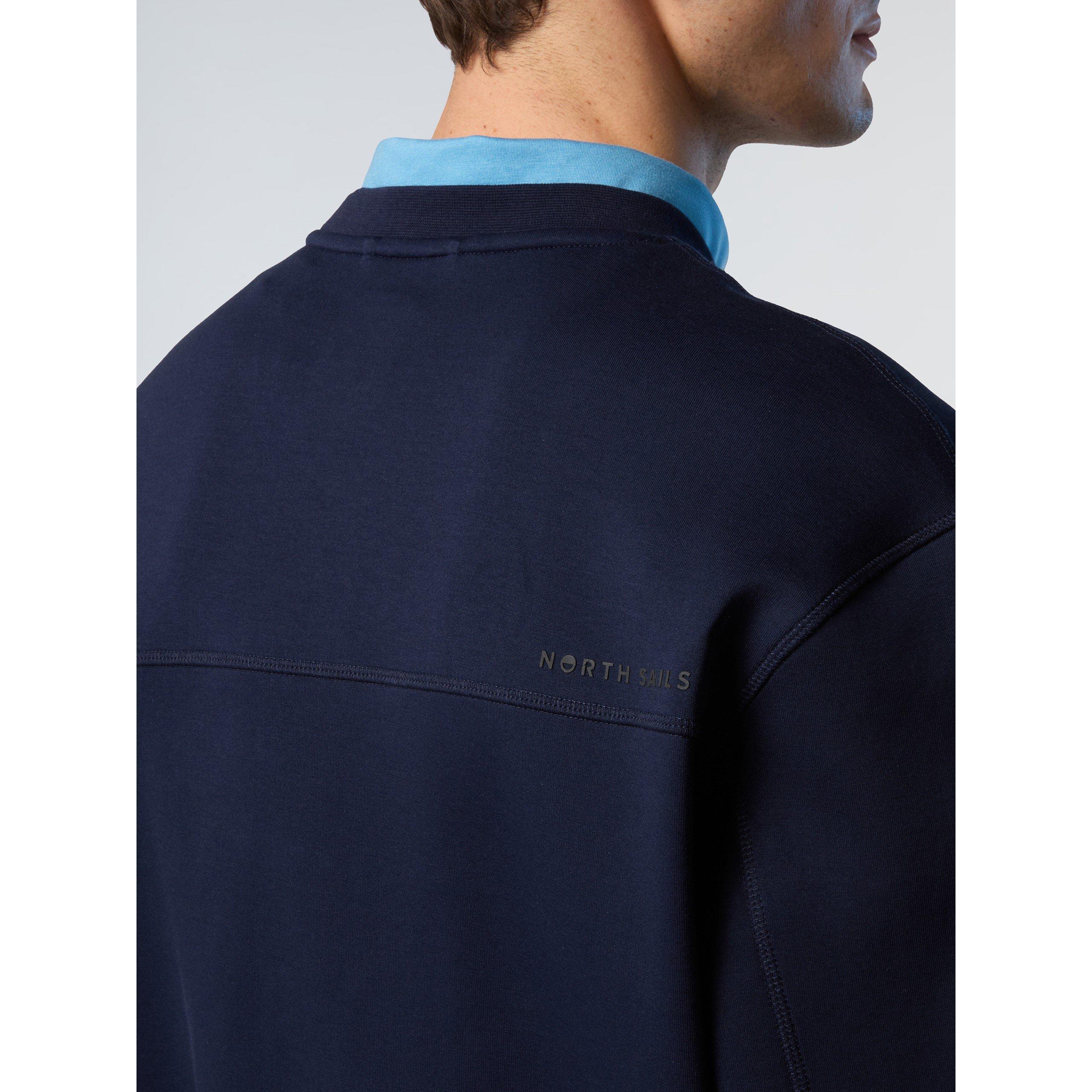 Navy Blue - North Sails - Men's Crewneck Sweatshirt - 5