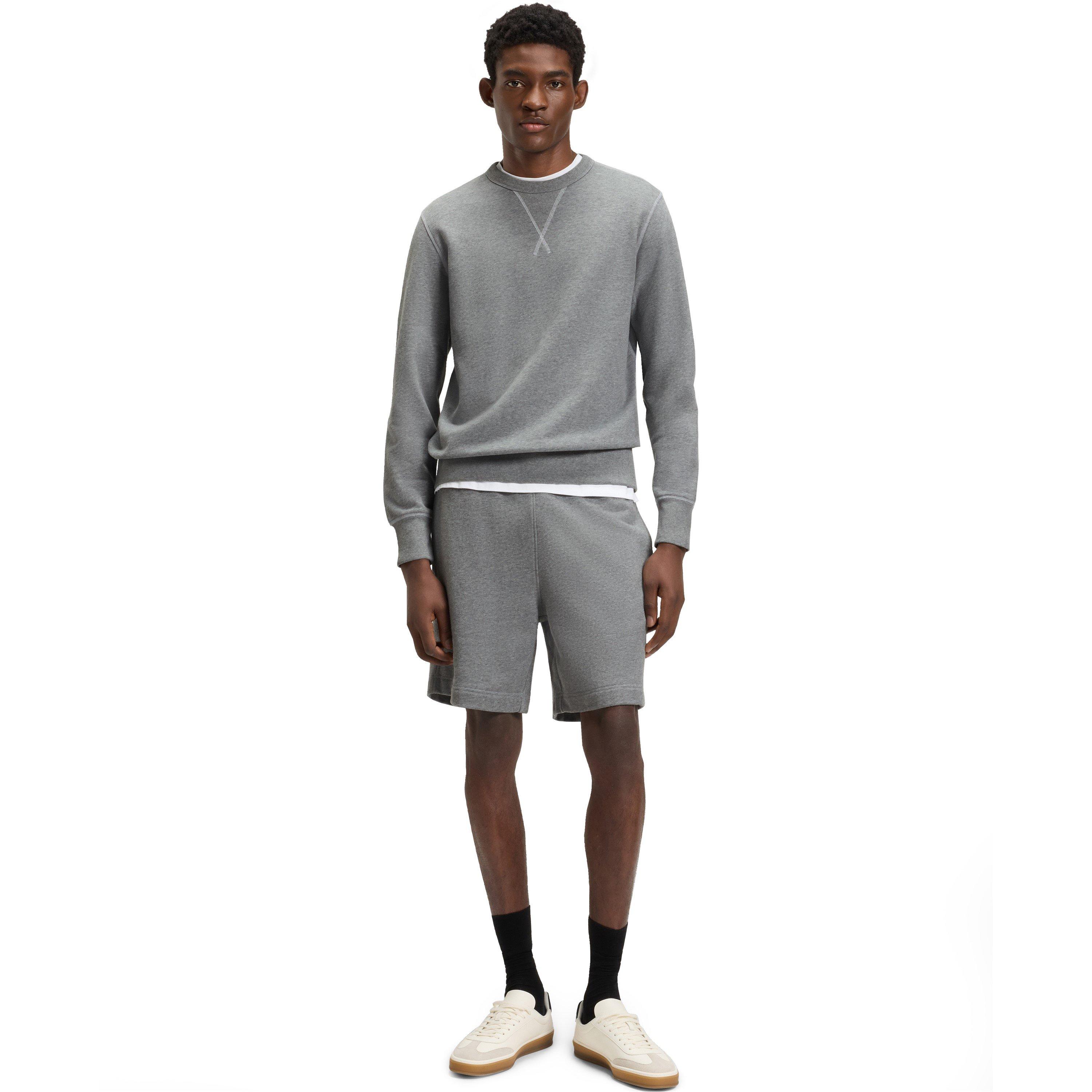 Silver 045 - Boss - Men's Double Breasted Sharpe Sweatshirt, All-Day Comfort - 5