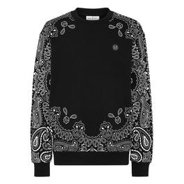 Philipp Plein Paisley Bandana Sweatshirt