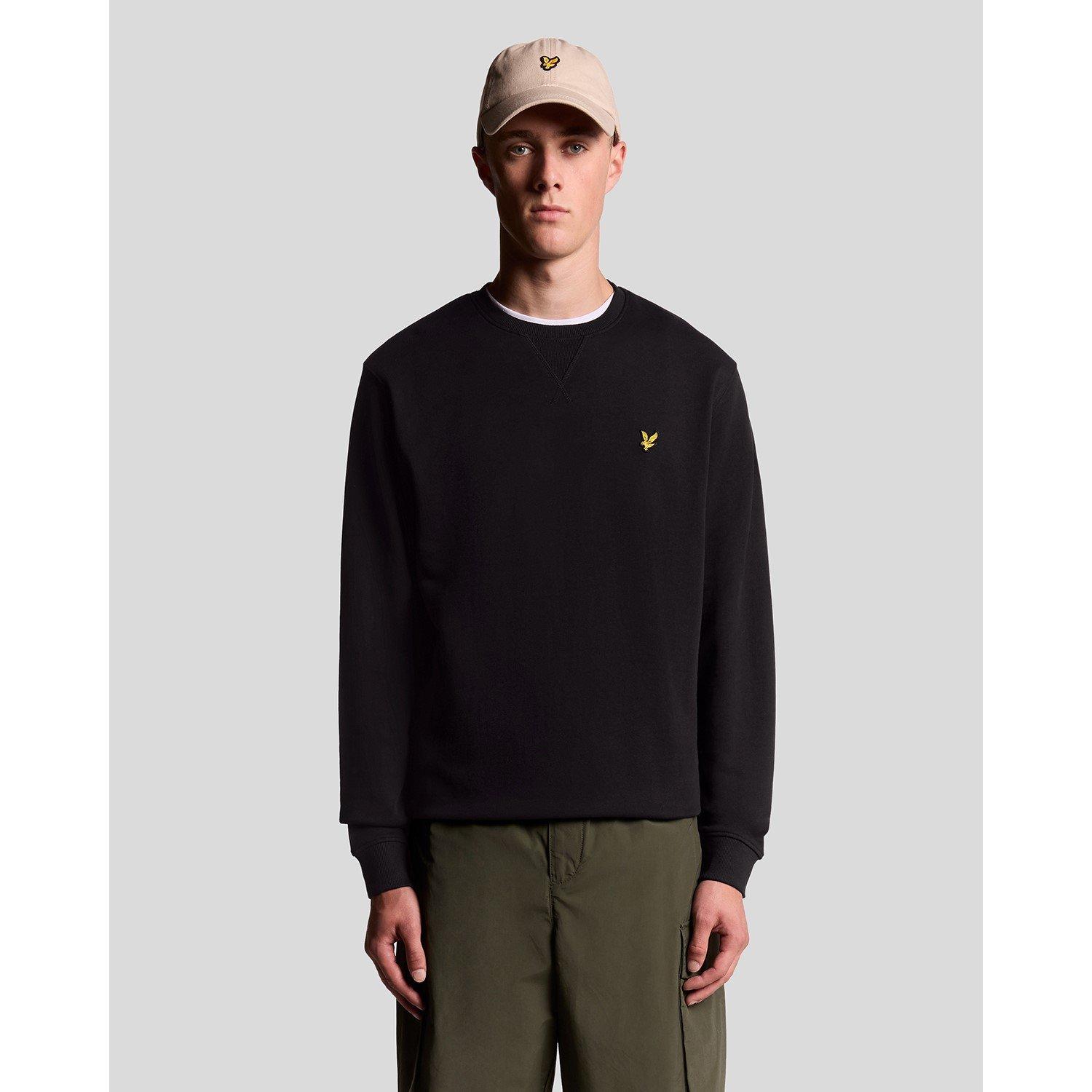 Negro azabache - Lyle and Scott - Men's Crew Sweatshirt - 1