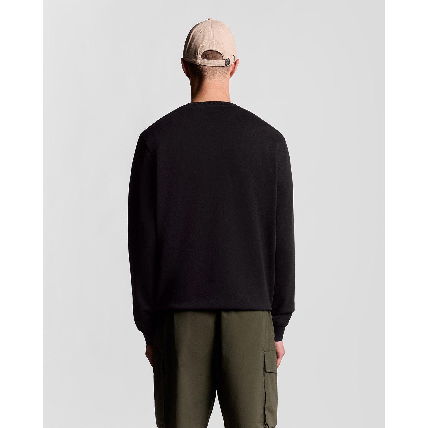 Negro azabache - Lyle and Scott - Men's Crew Sweatshirt - 2