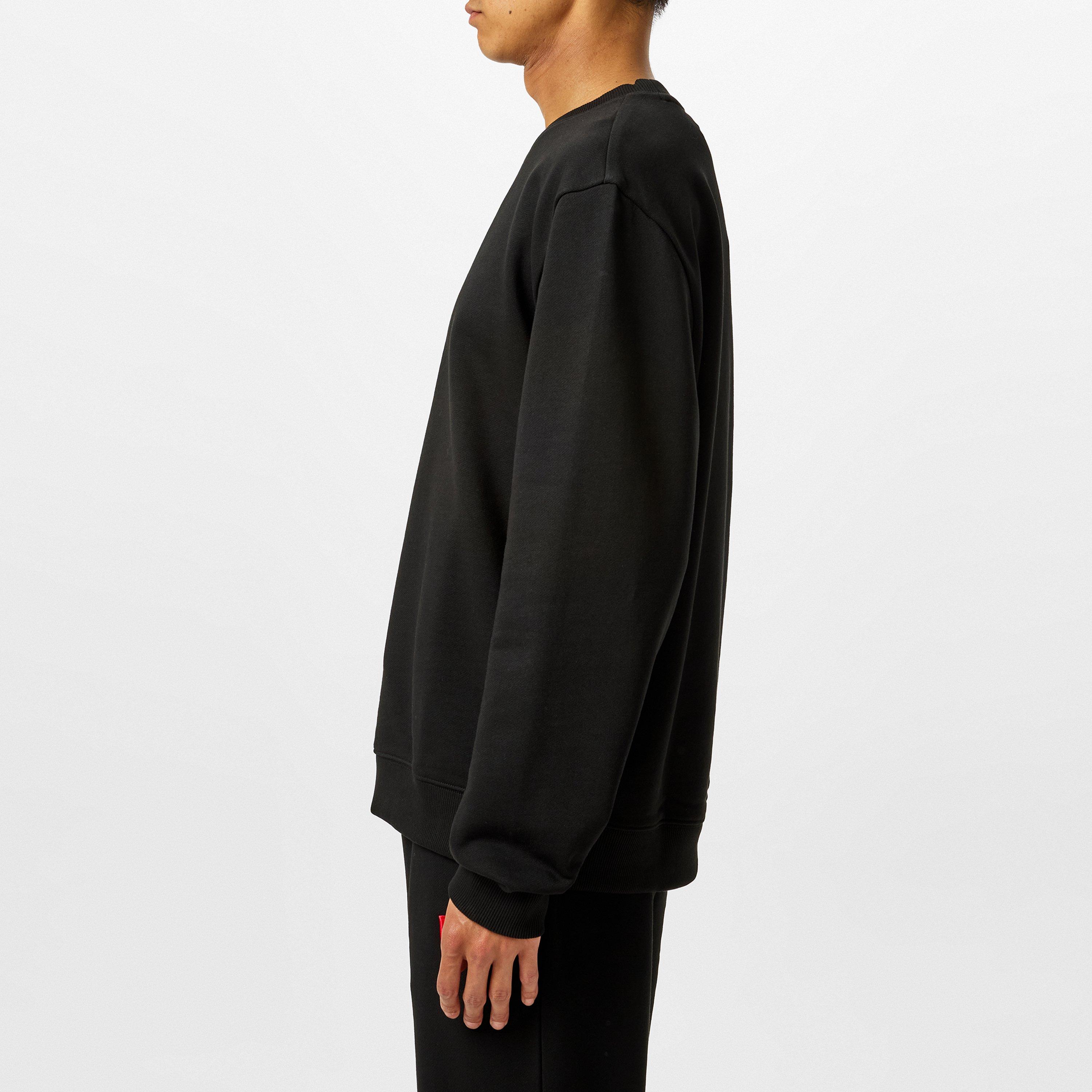 Black 001 - Hugo - Men's Diragol Crew-neck Sweatshirt - 5