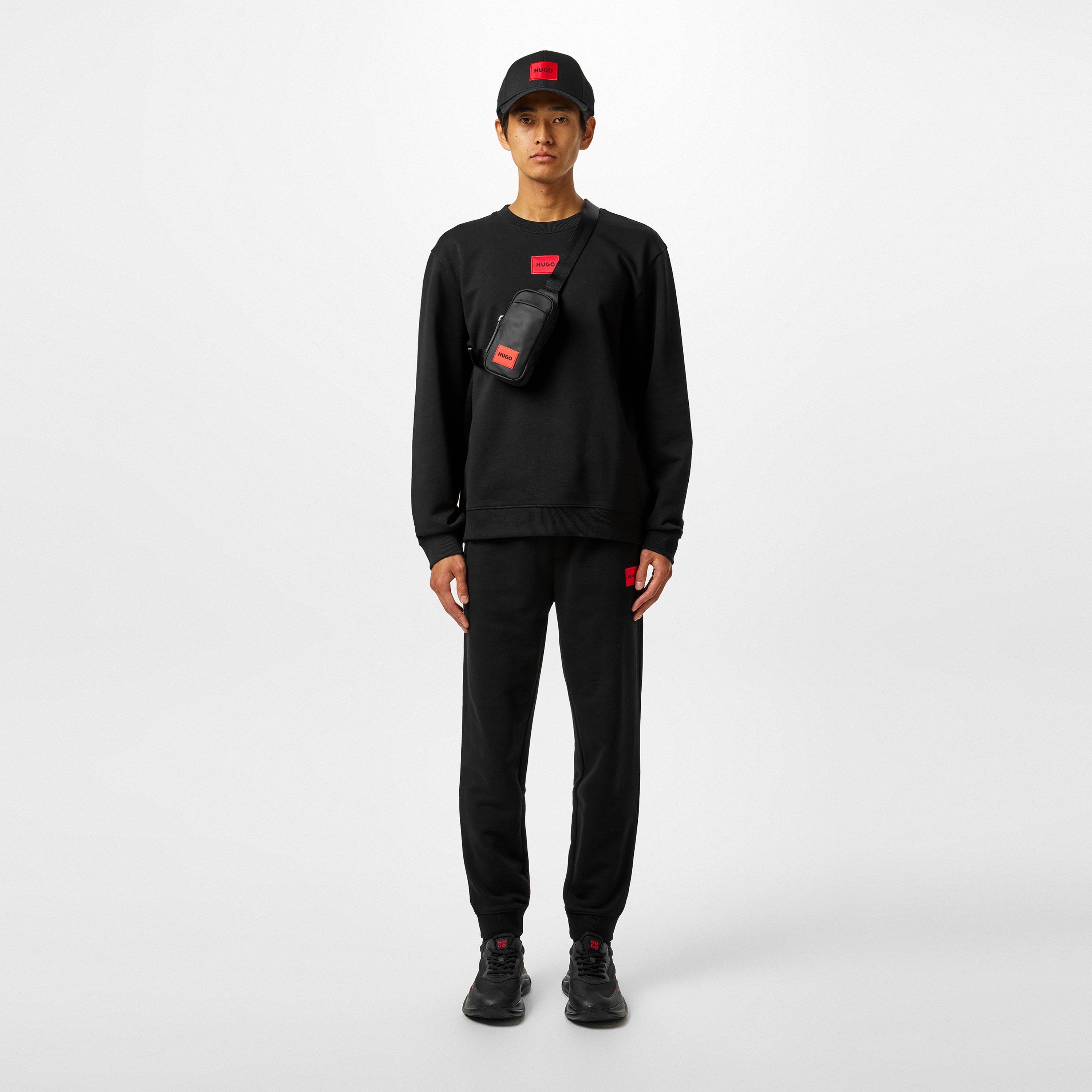 Black 001 - Hugo - Men's Diragol Crew-neck Sweatshirt - 6