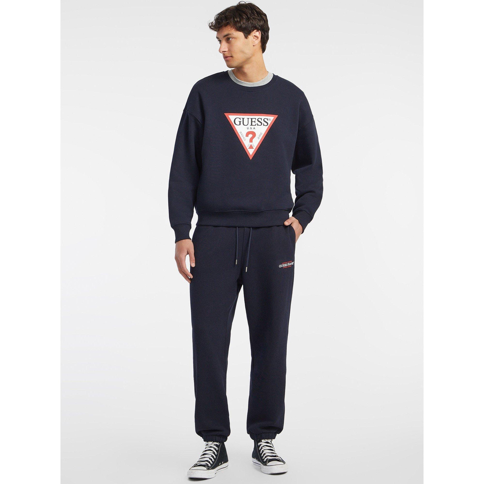 Ocean A71W - Guess - Guess Jeans Oversized Iconic Sweatshirt - 3