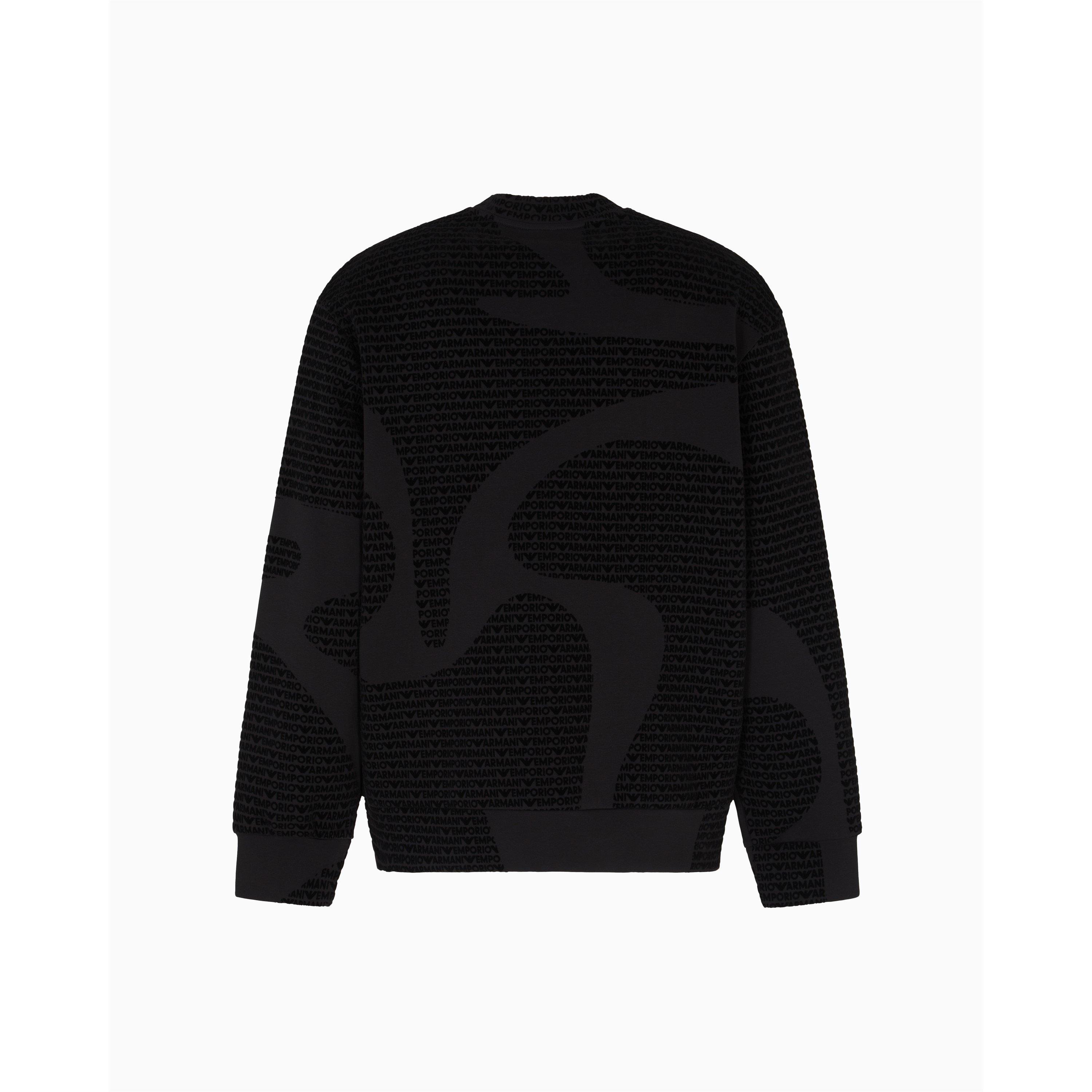 Black FC242 - Emporio Armani - Men's Crew Sweatshirt - 3