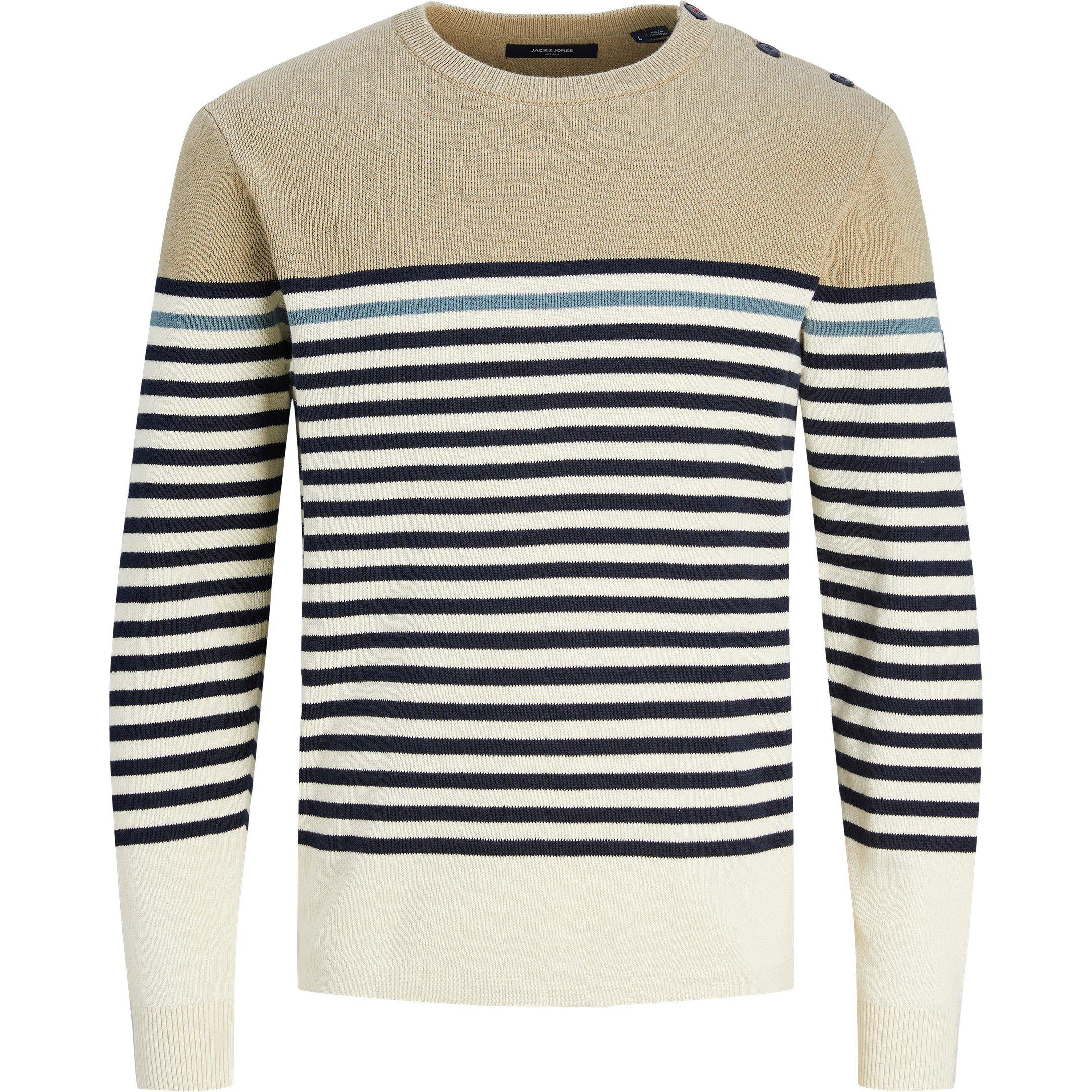 Smørcreme - Jack and Jones - Crew Sweatshirt