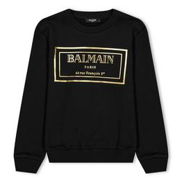 Balmain Lgo Crew Swt Jn99