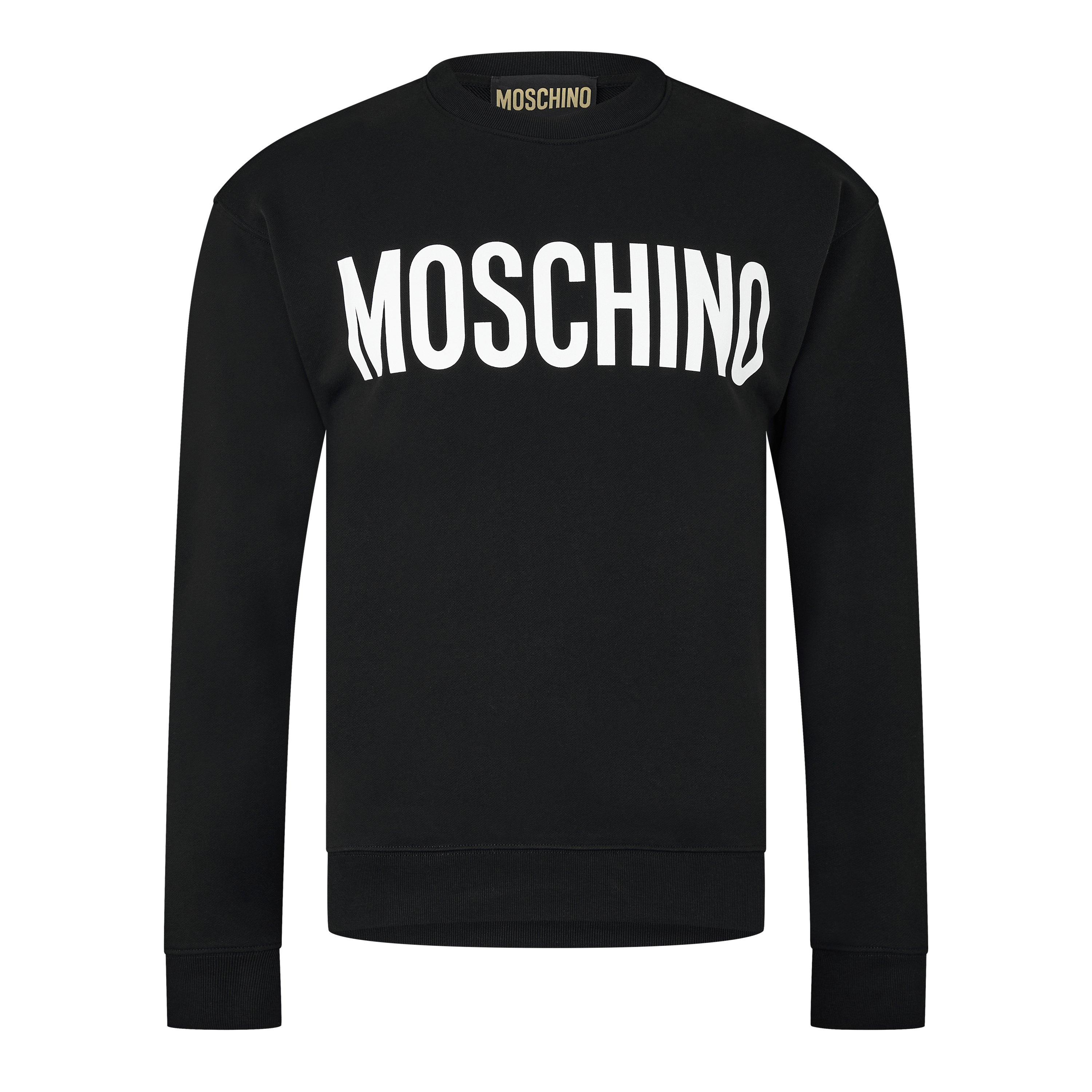 Black - Moschino - Logo Sweatshirt - 5