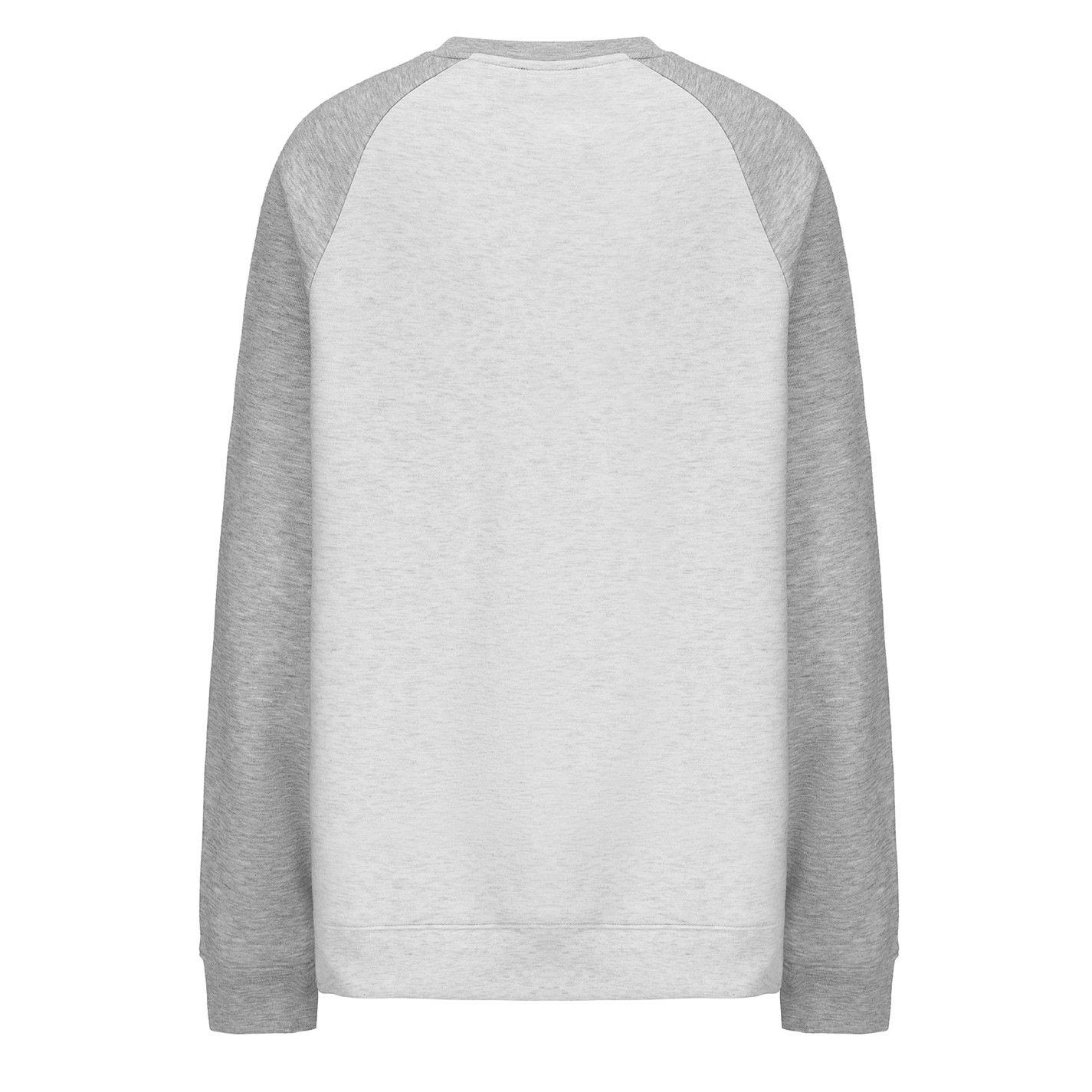 Slazenger Fleece Contrast Crew Sweatshirt Men Crew Sweaters