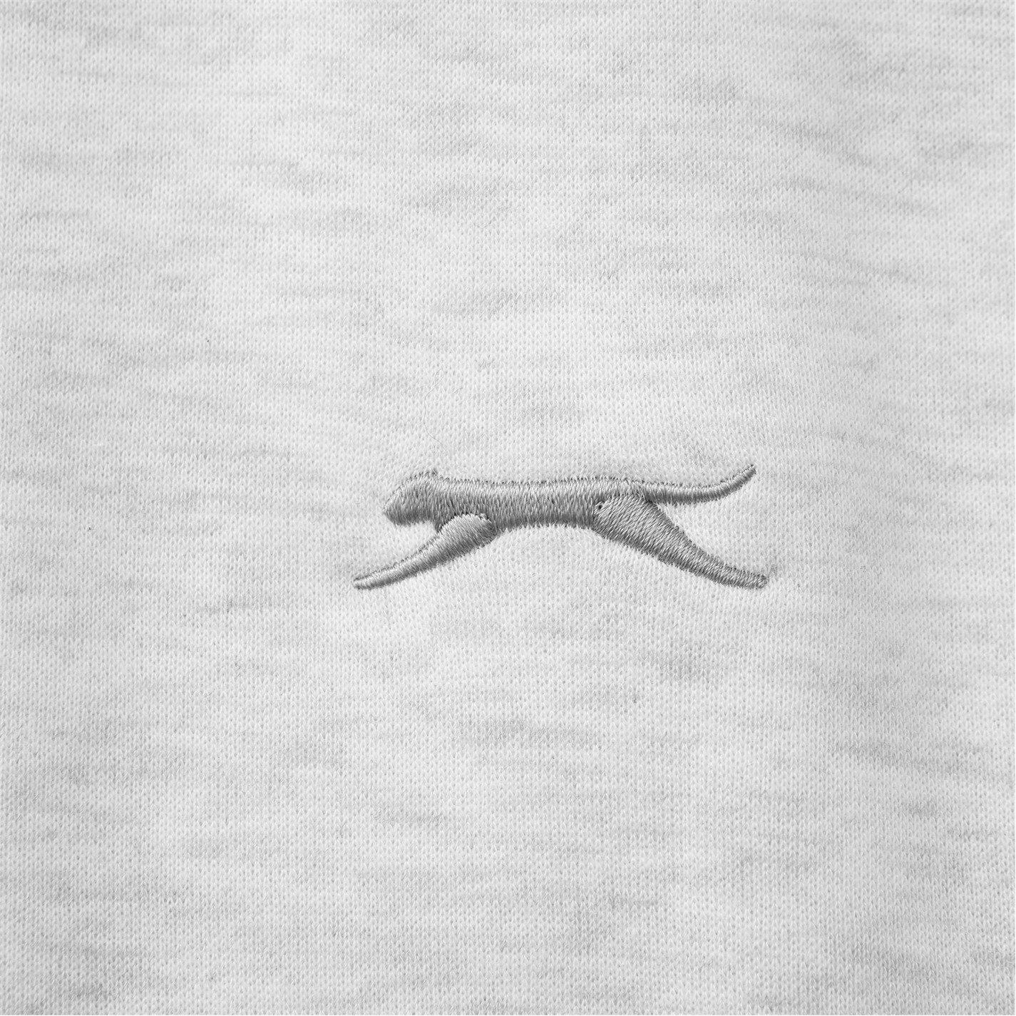 Ice/Grey - Slazenger - Fleece Contrast Crew Sweatshirt Men - 4