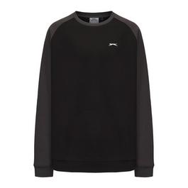 Slazenger Fleece Contrast Crew Sweatshirt Men