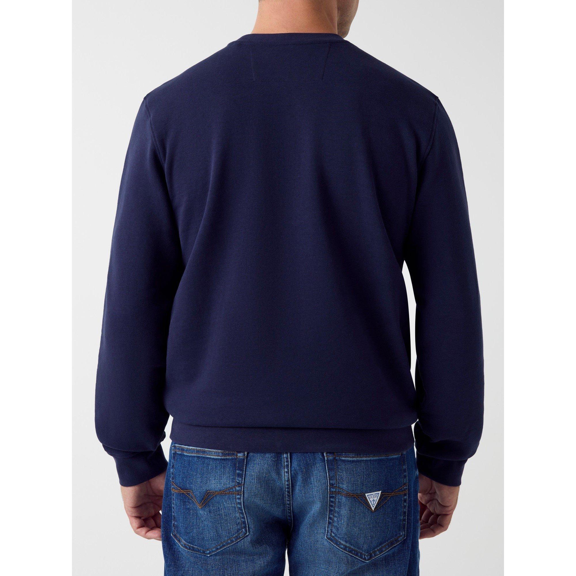 Smart Blue - Guess - Men's Slim Fit Crew Sweatshirt - 2