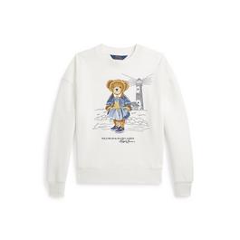 Polo Ralph Lauren Lighthouse Scene Bear Sweatshirt  Junior