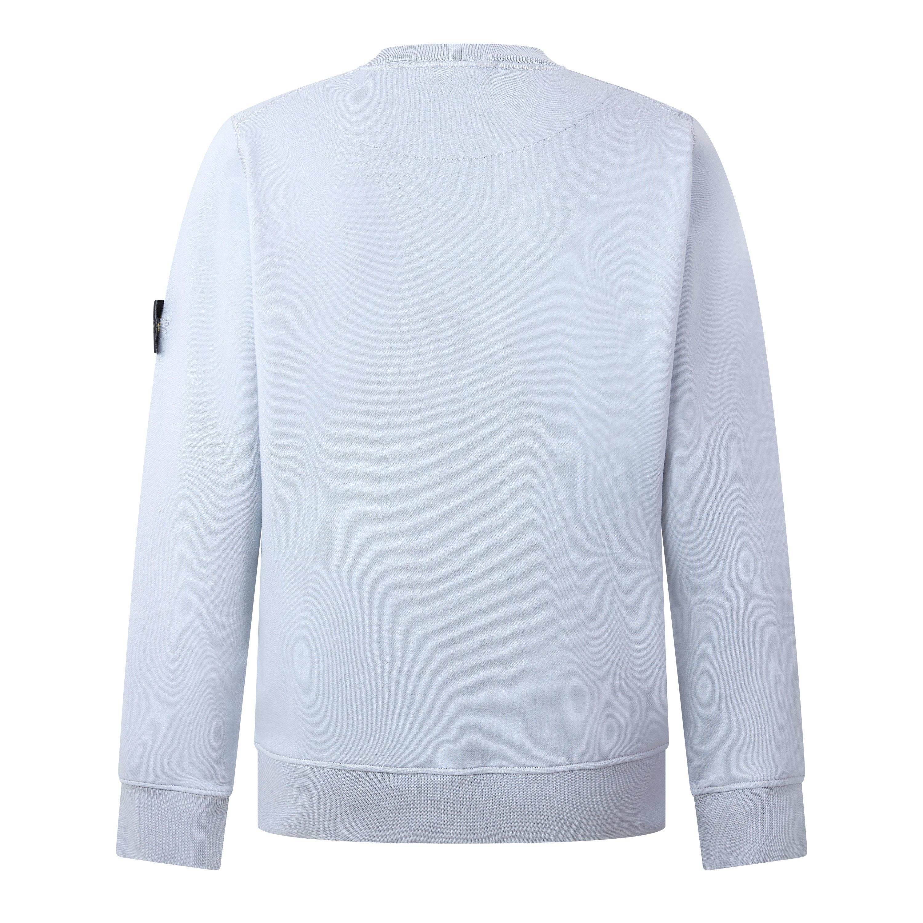Ash Grey V0049 - Stone Island - SI CLASSIC BADGE CREW - 2