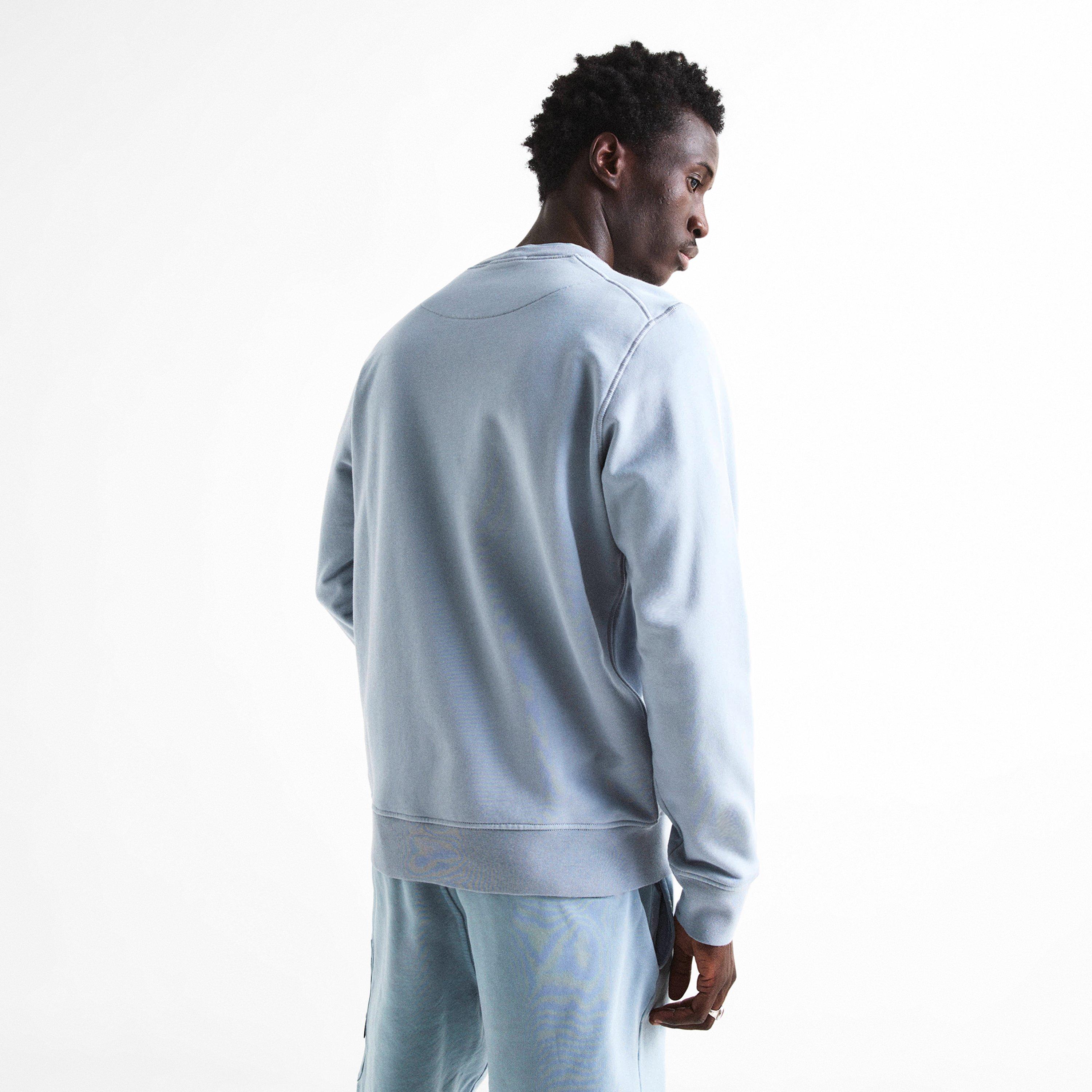 Ash Grey V0049 - Stone Island - SI CLASSIC BADGE CREW - 4