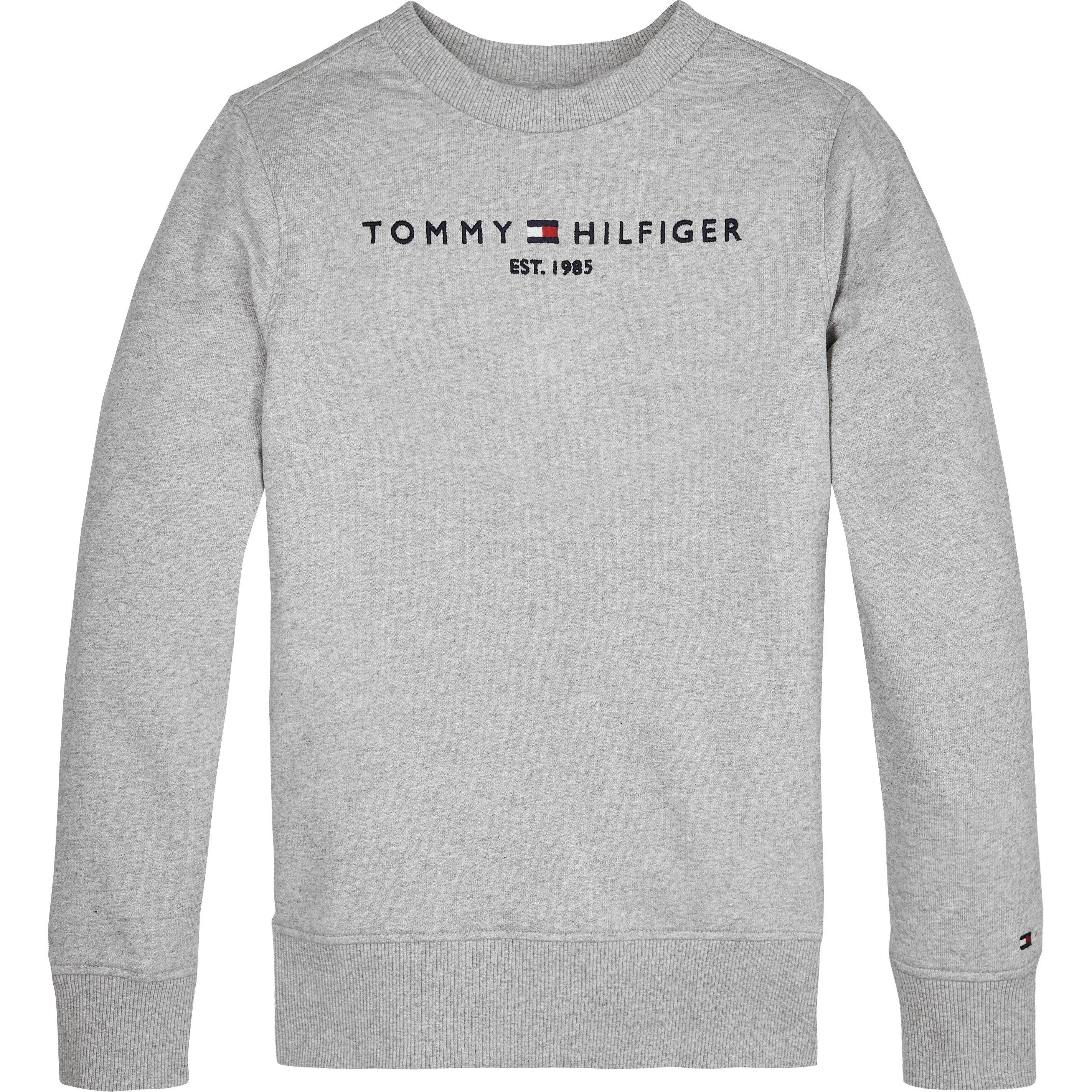 Grey P01 - Tommy Hilfiger - Essential Crew Sweatshirt - 1