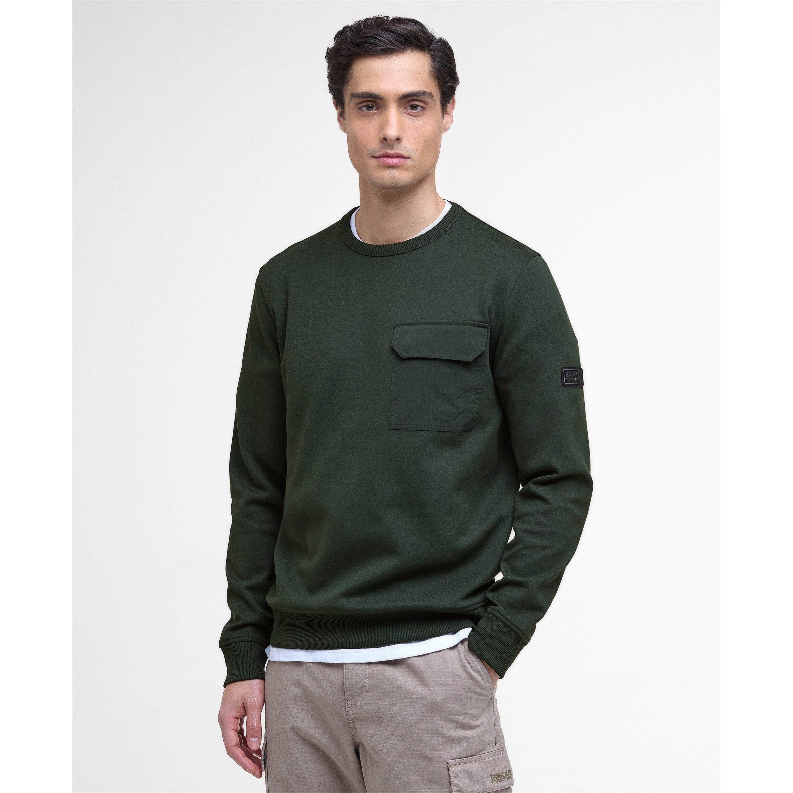 Sage - Barbour International - Ilford Crew Sweater - 2