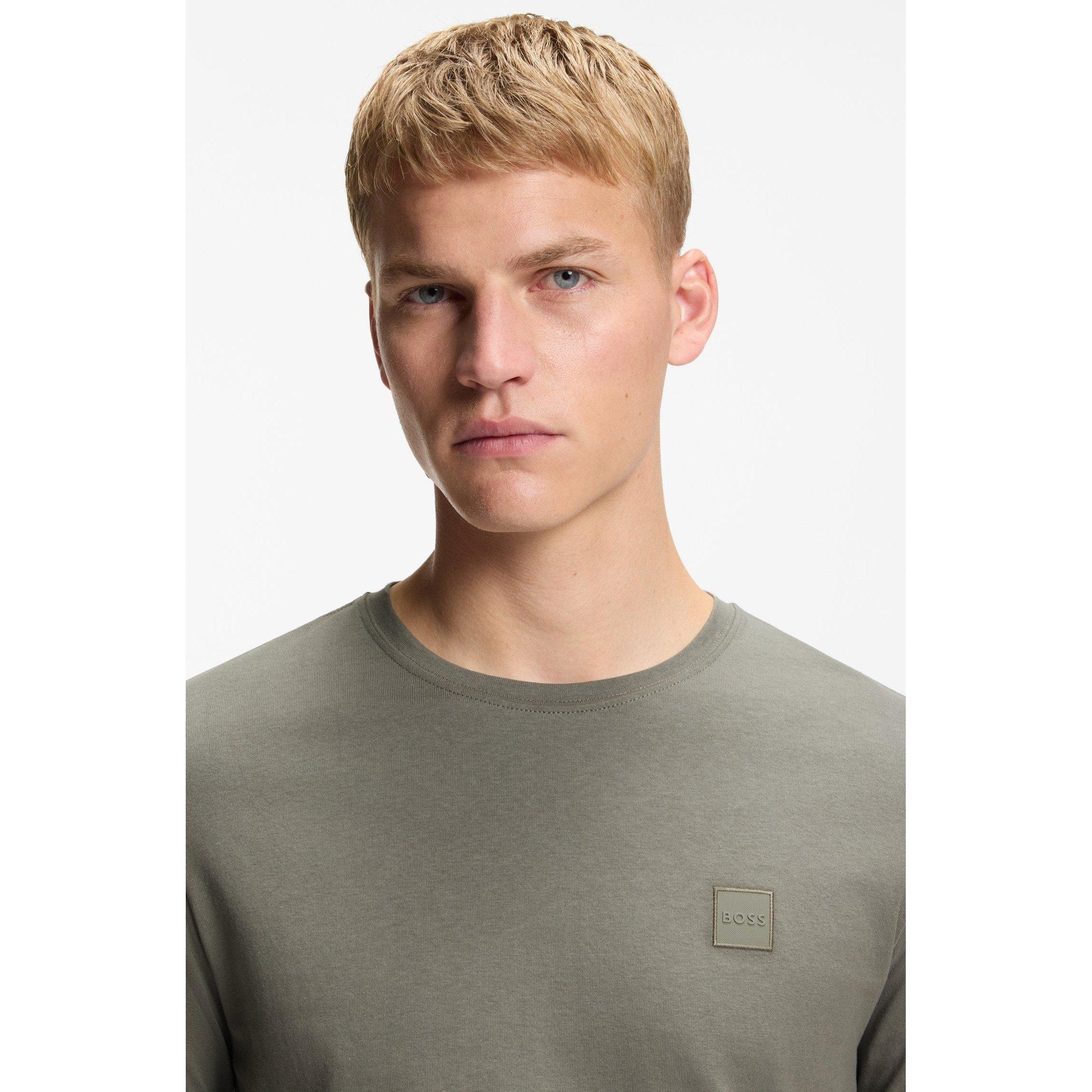 Open Grey - Boss - Mens BOSS ORANGE Tacks Long Sleeve Top - 4