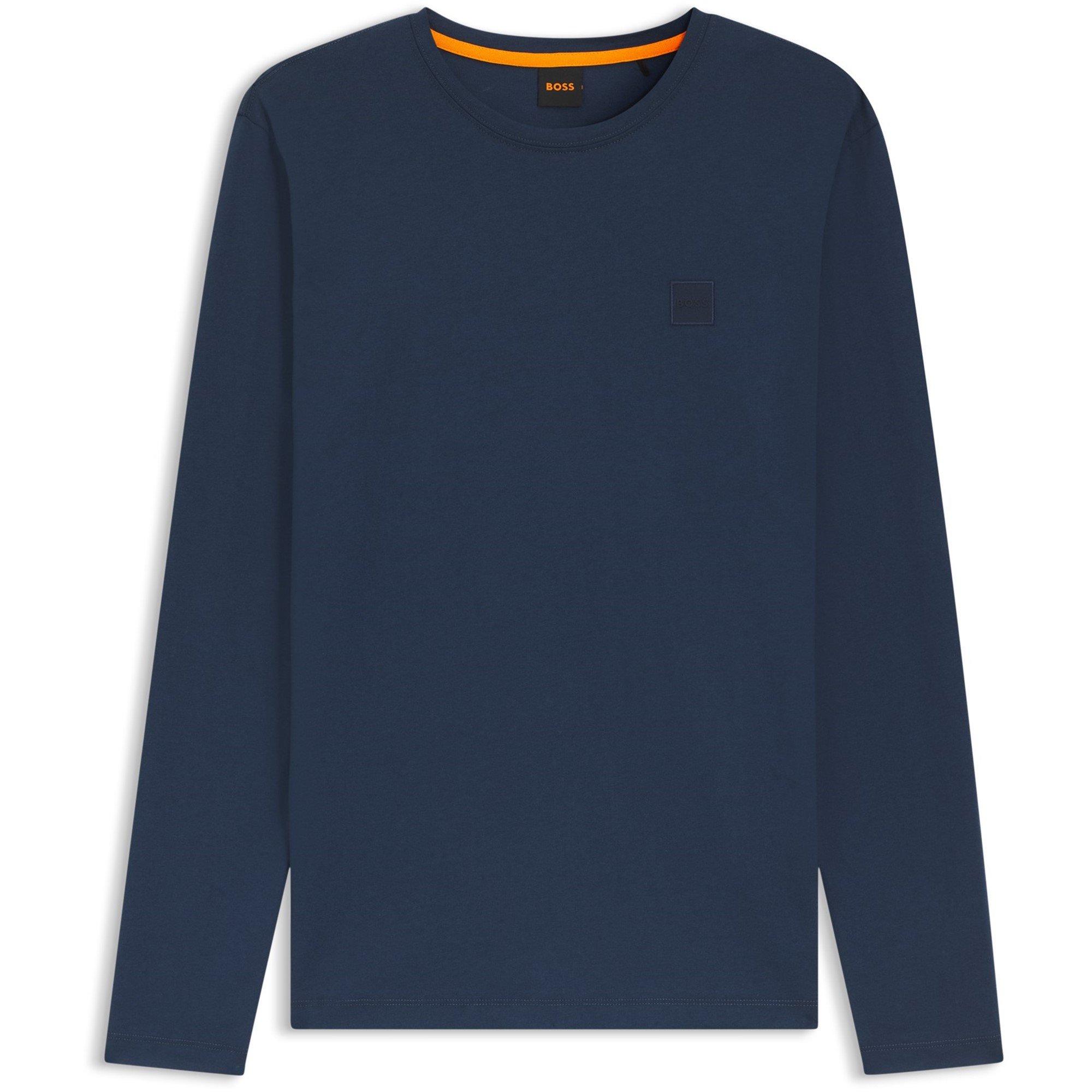 Blue 464 - Boss - Mens BOSS ORANGE Tacks Long Sleeve Top