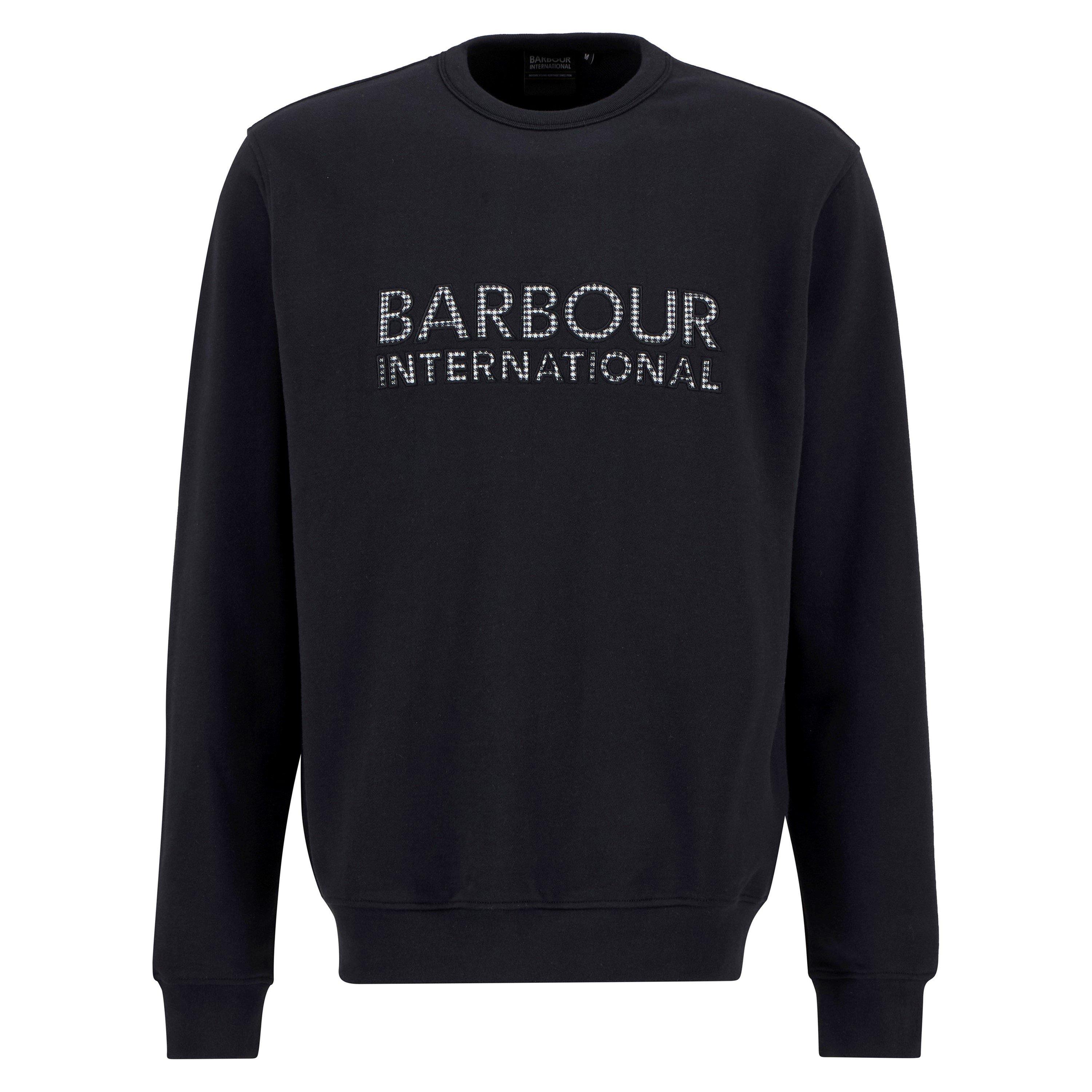 Barbour International | Bertie Blackstreak Logo Sweater | Crew