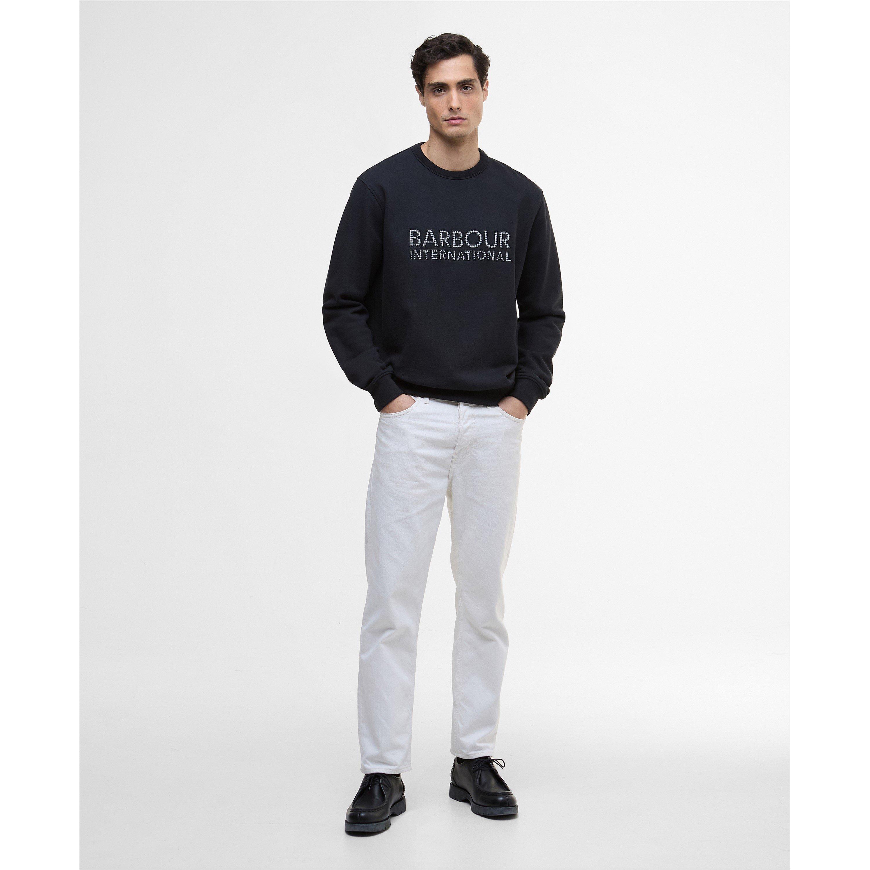 Black BK11 - Barbour International - Bertie Blackstreak Logo Sweater - 5