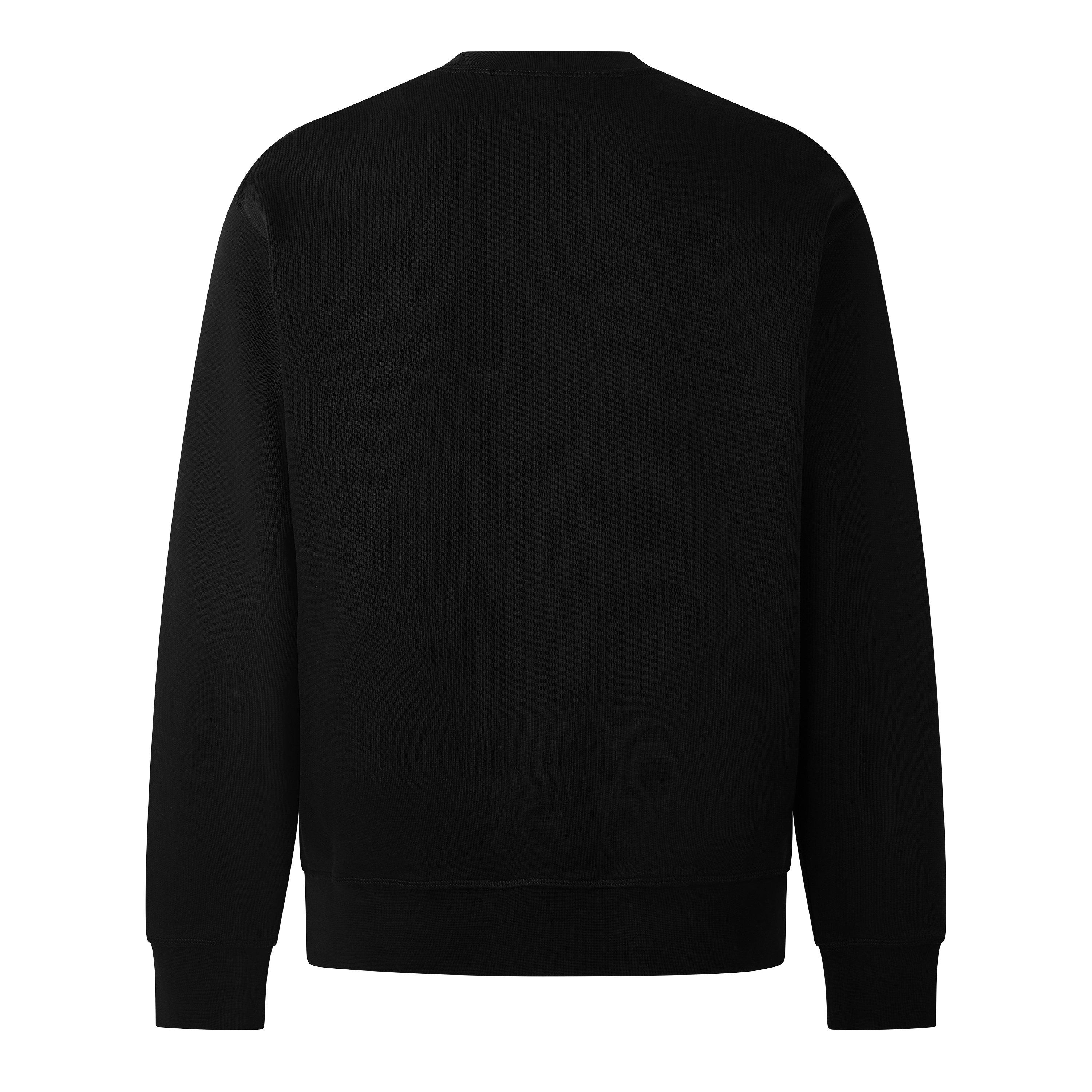 Black/Red - DSquared2 - DSQ D2 Logo Crew Swt Sn63 - 2