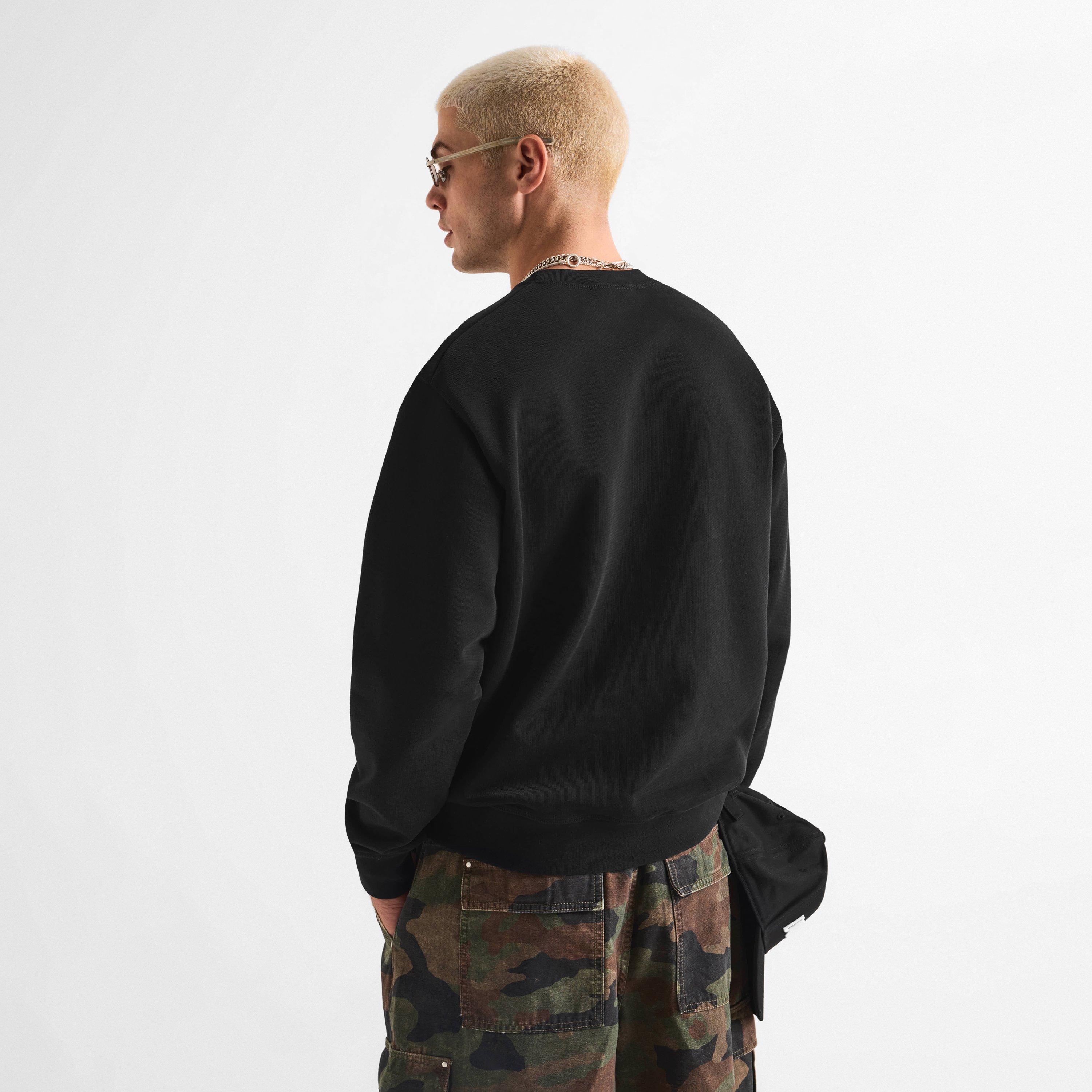 Black/Red - DSquared2 - DSQ D2 Logo Crew Swt Sn63 - 4