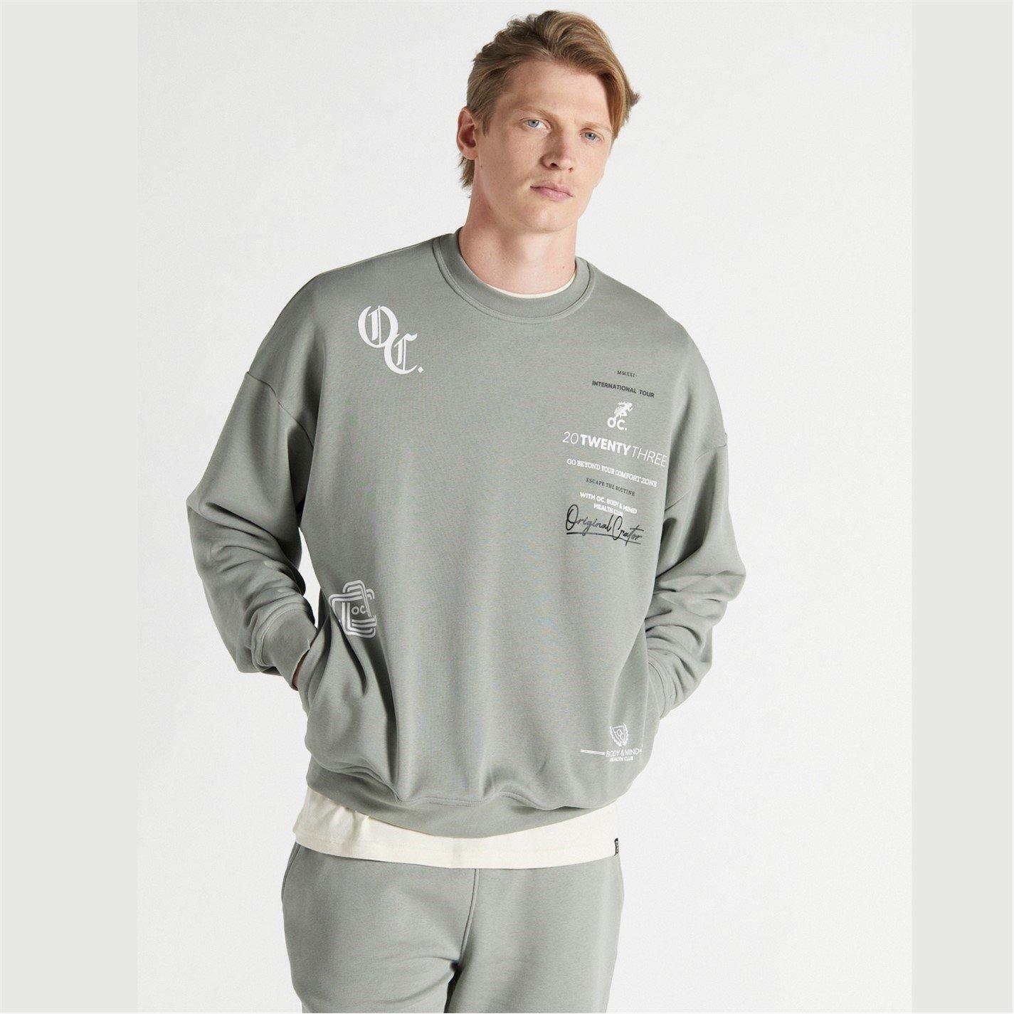 Verde alloro - Original Creator - OC Water Repellent Health Club Sweatshirt - 1
