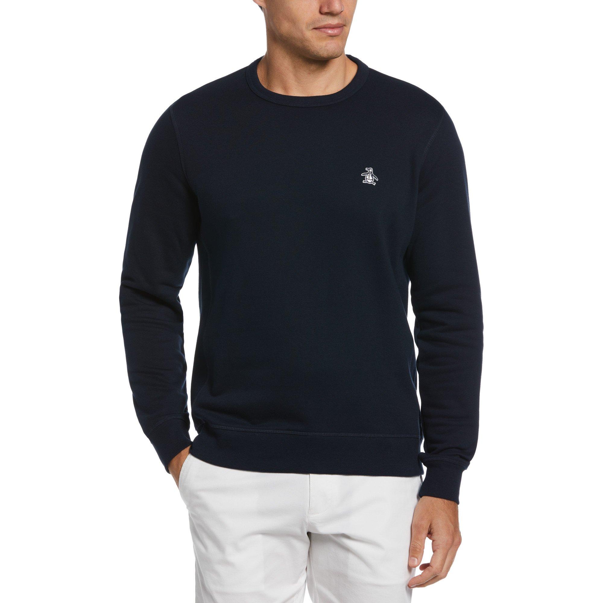 Original Penguin Men's Original Fleece Crew Sweater - Navy 413 - X Small