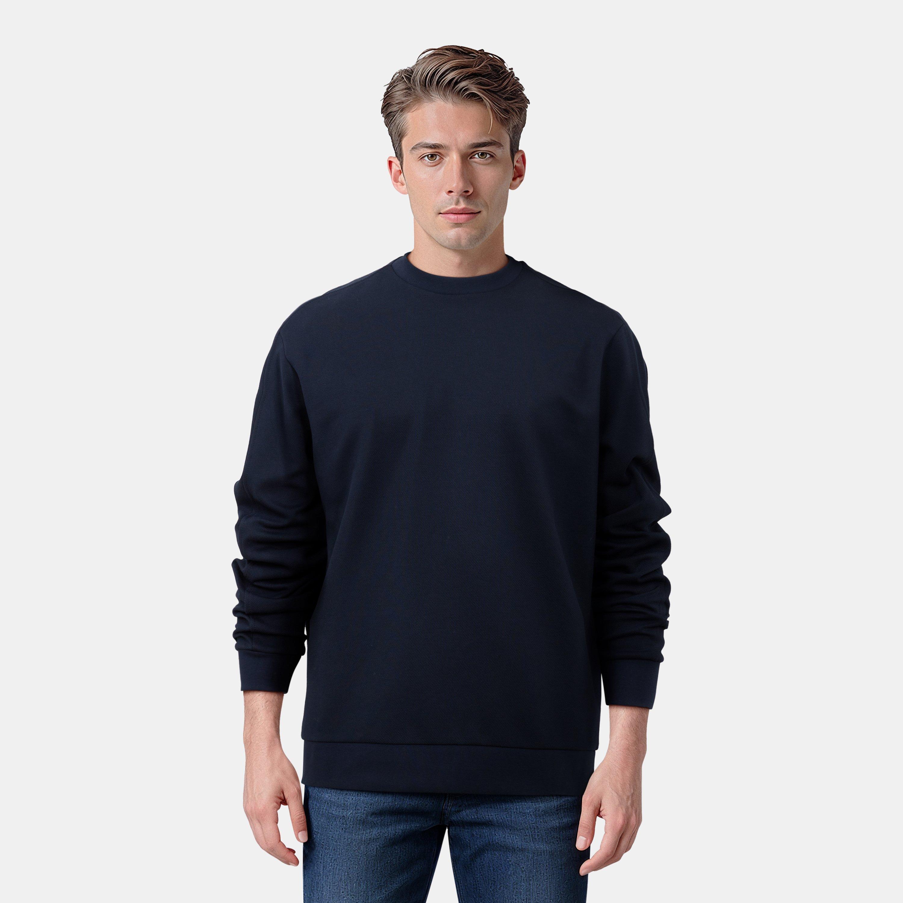 Azul Marinho - Lyle and Scott - Men's Crew Sweatshirt - 3