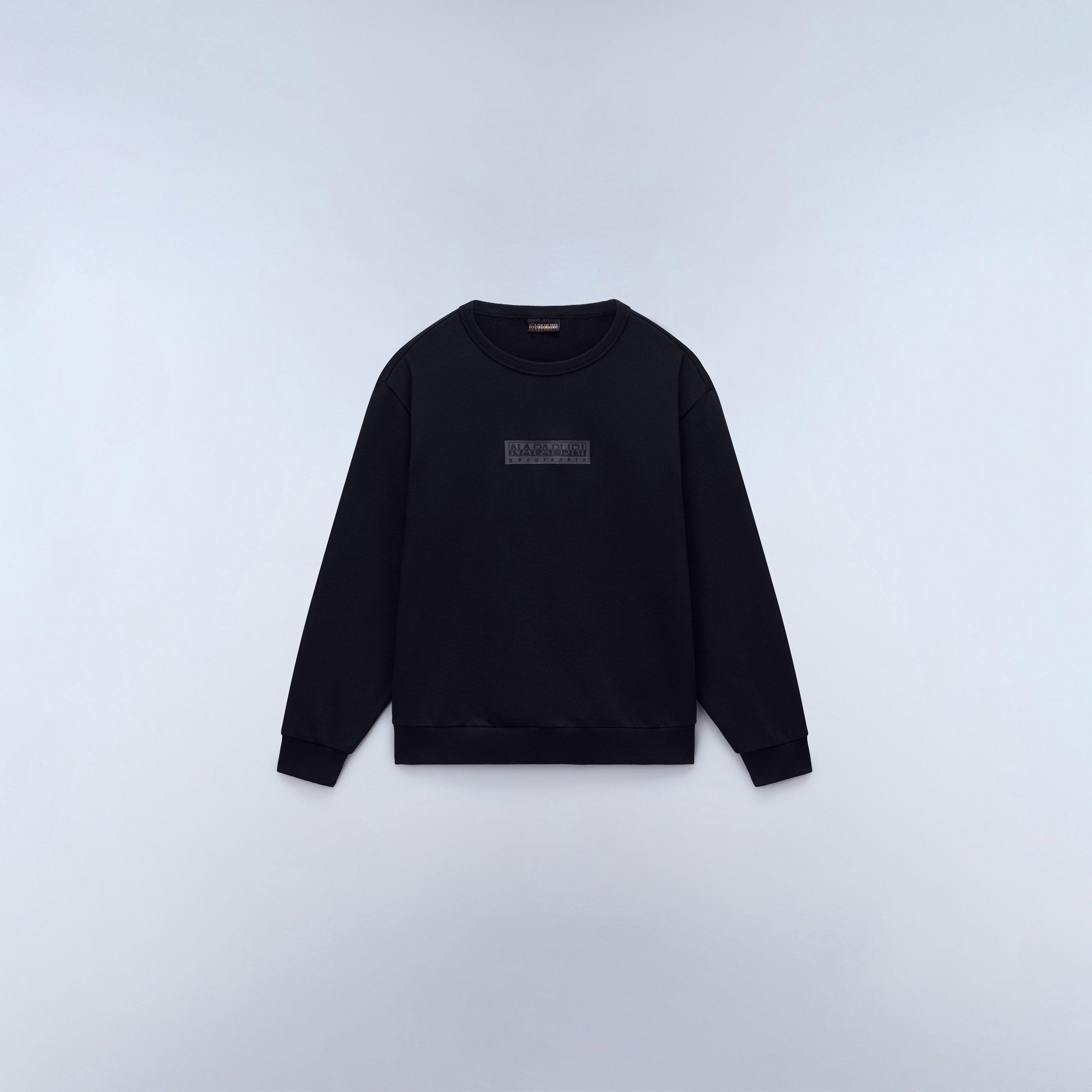 Napapijri Boys Napa Box Logo Crew Juniors - Black 941 - 8Y