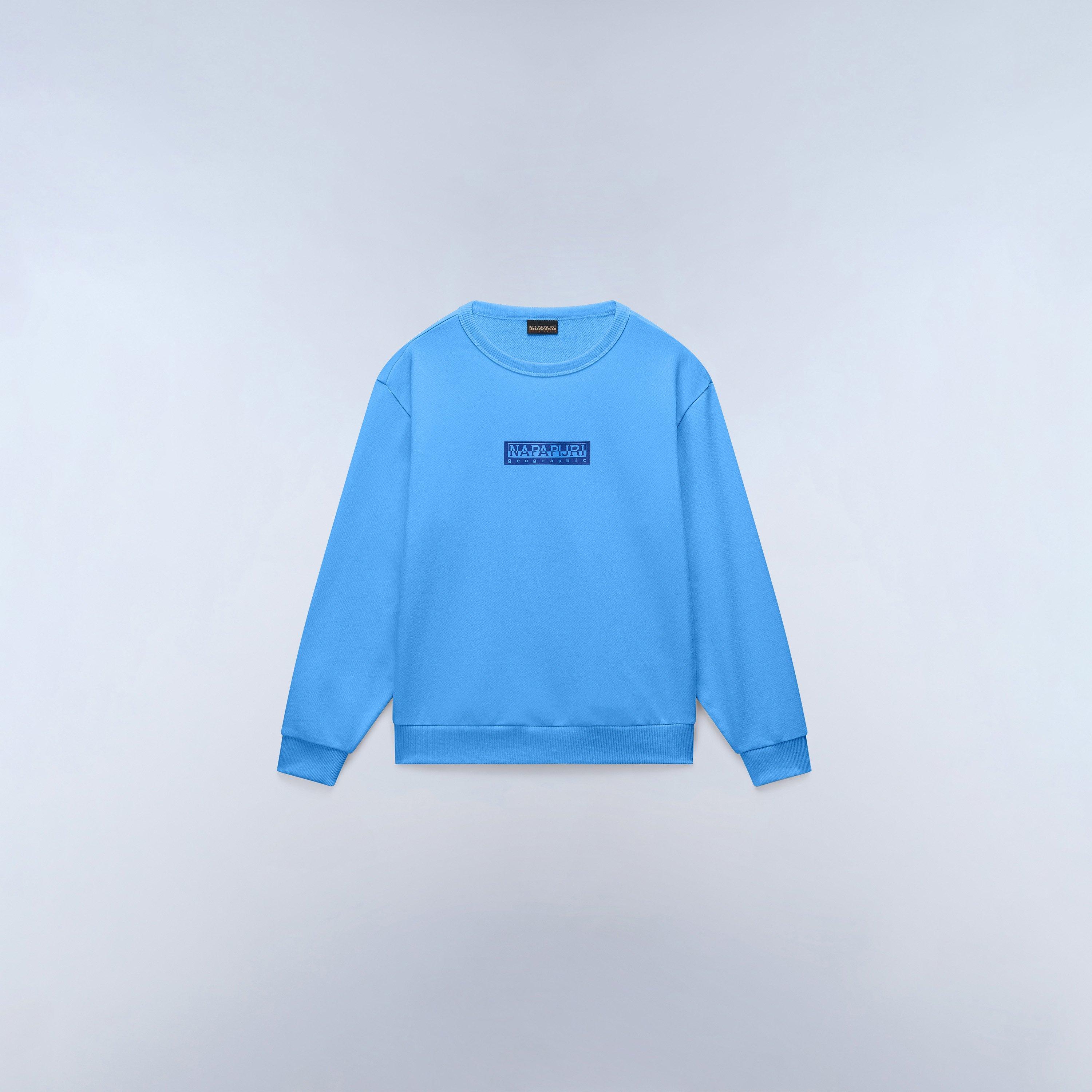 Napapijri Boys Napa Box Logo Crew Juniors - Blue Jasper B9a - 16Y