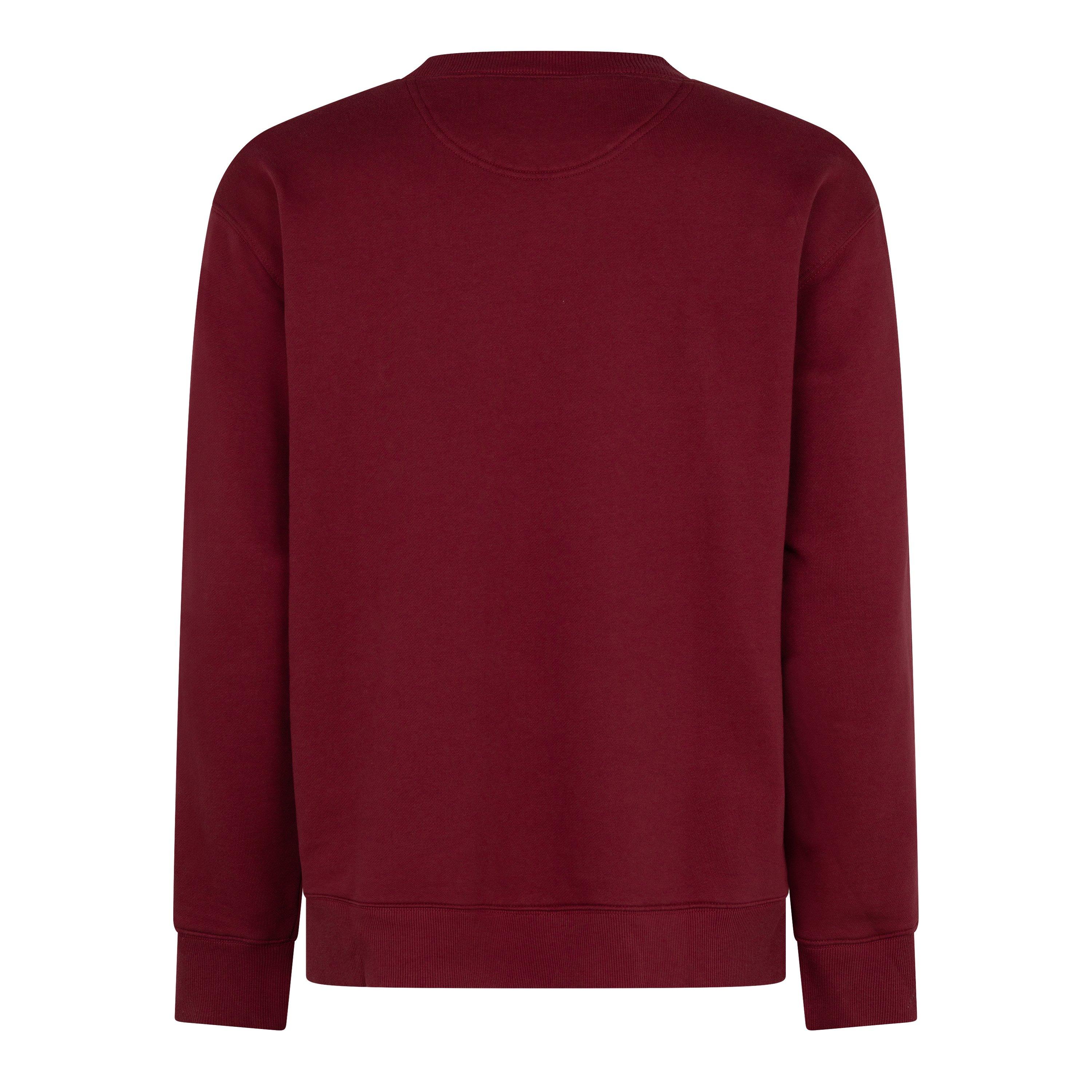 Burgundy - Drew House - Unisex Adults Sketch Mascot Crewneck Crew Sweatshirt - 2