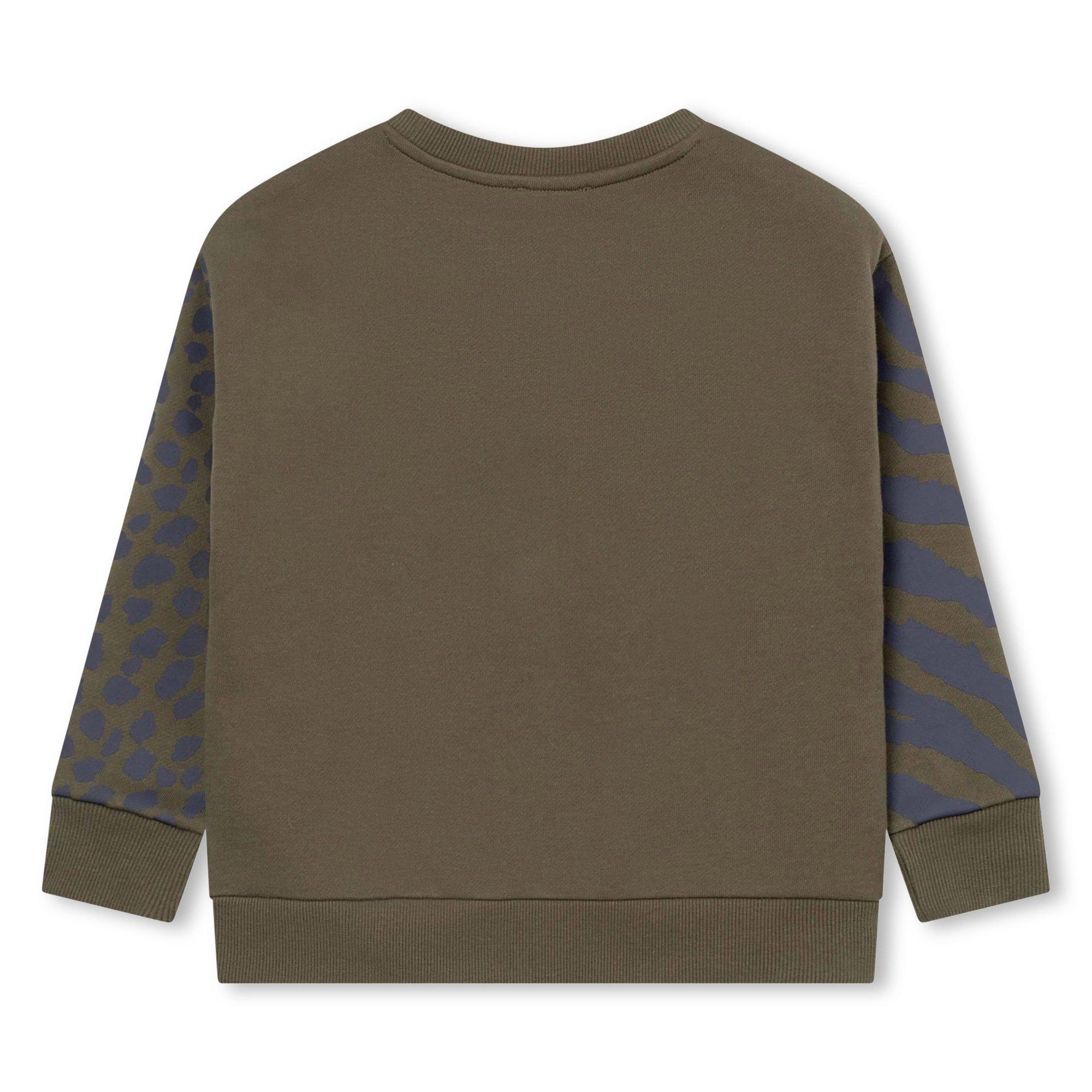 Khaki - Kenzo - Kids' Crew Sweatshirt - 2