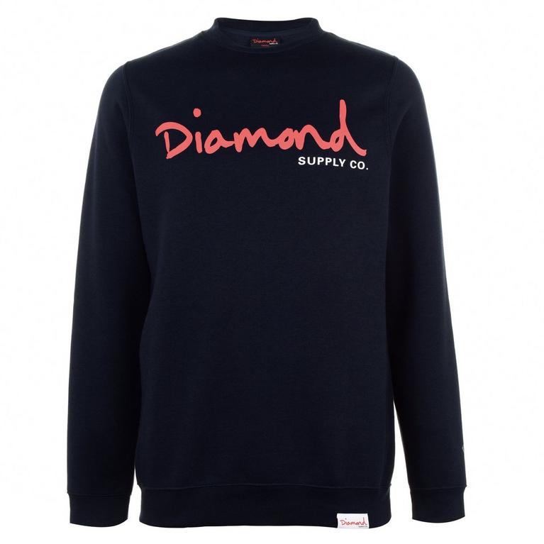 Marine - Diamond Supply Co. - Diamond Script Sweatshirt - 1