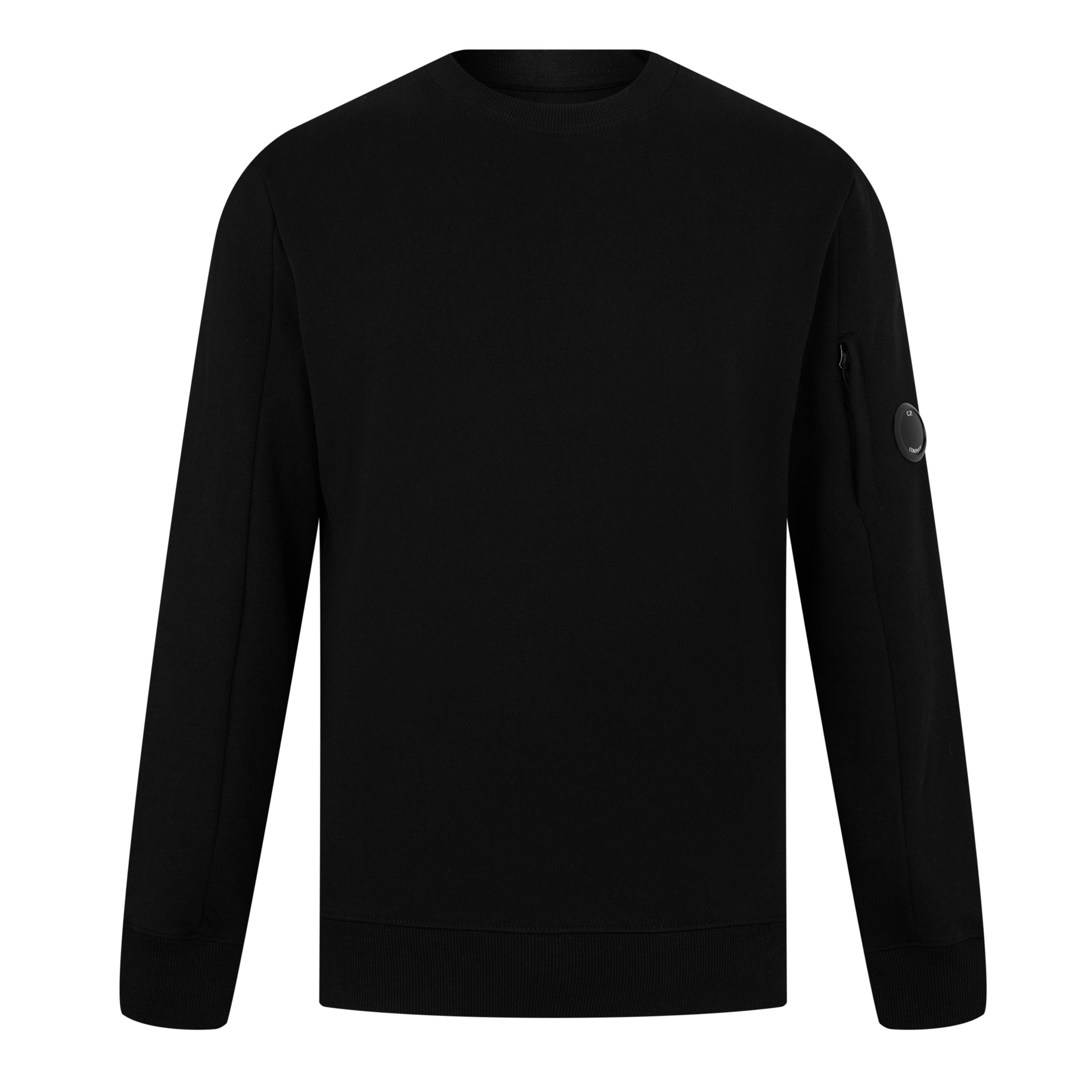 Black 999 - CP Company - Men's Lens Crew-neck Sweatshirt - 1