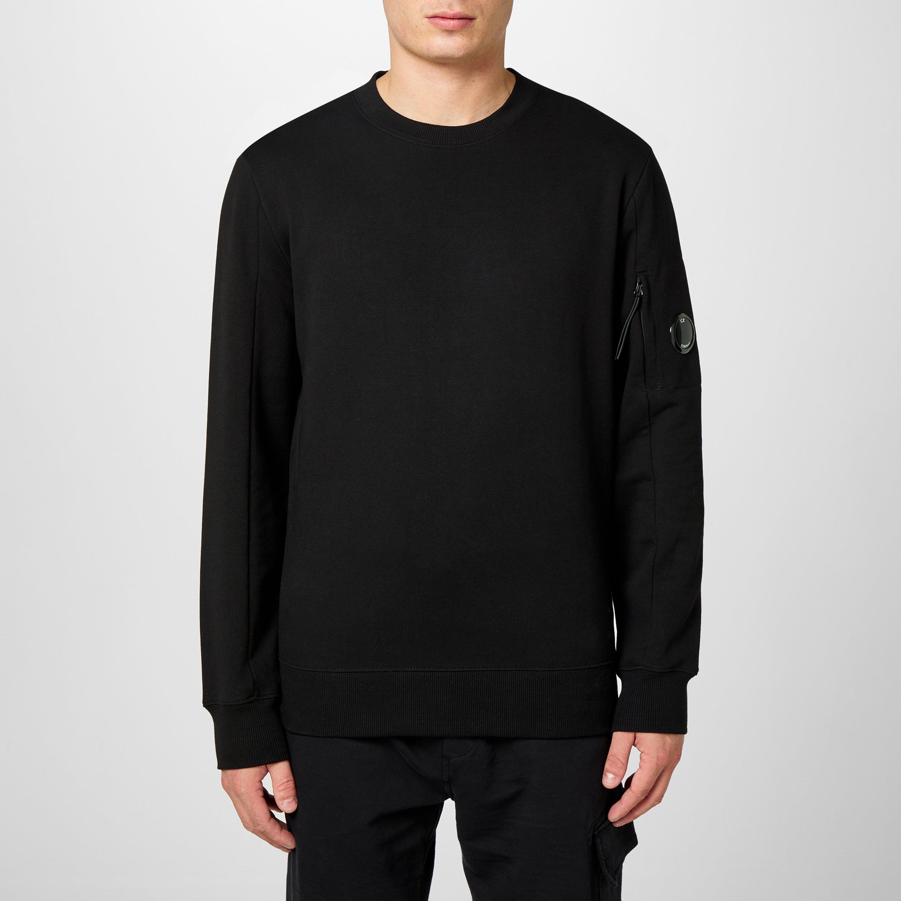 Black 999 - CP Company - Men's Lens Crew-neck Sweatshirt - 3